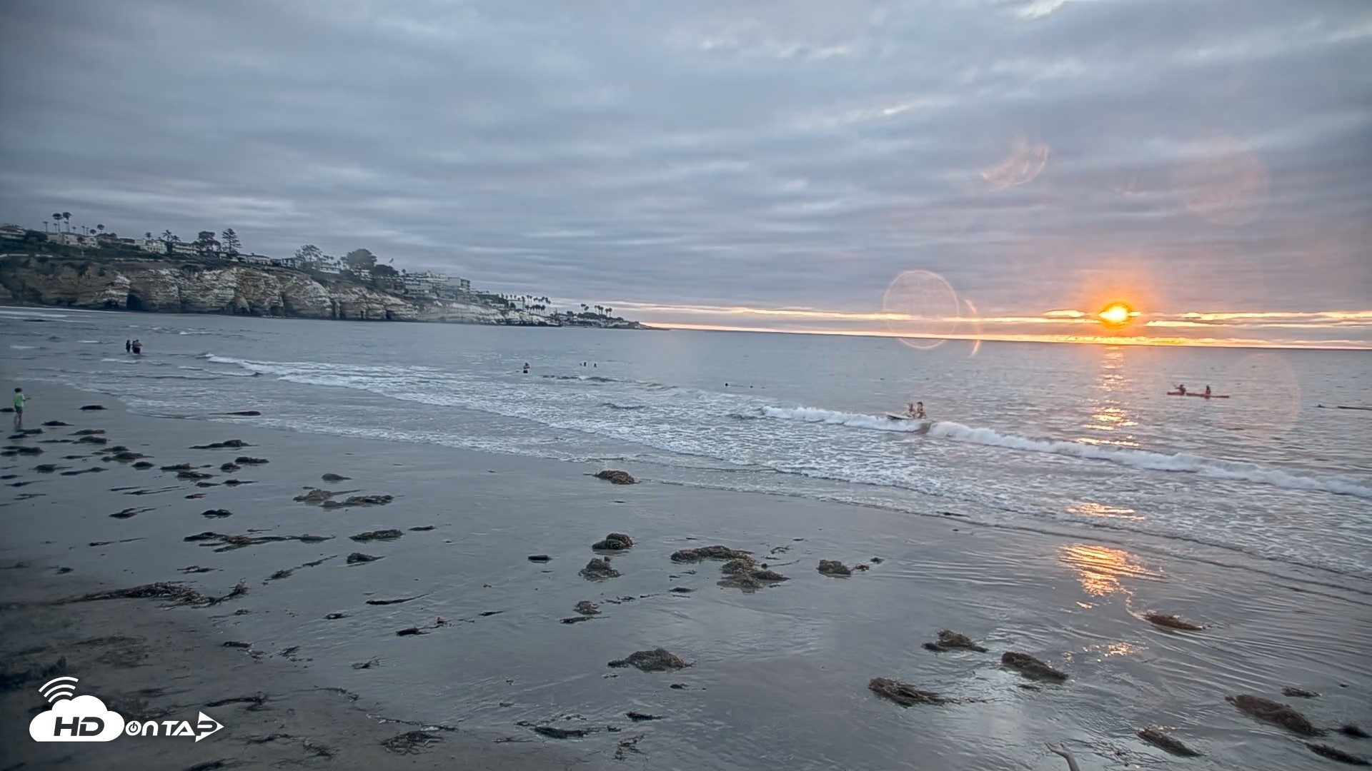 Snapshot of La Jolla Shores Live Surf Cam taken Aug 14, 2026, 7:26pm PDT
