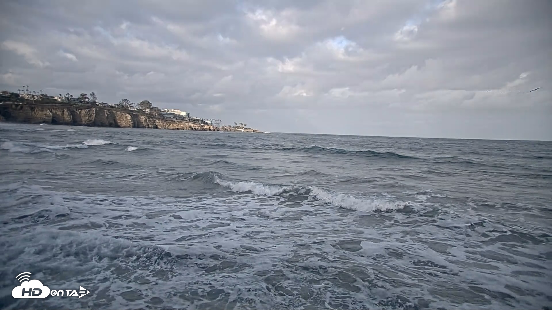Snapshot of La Jolla Shores Live Surf Cam taken Oct 12, 2026, 7:50am PDT