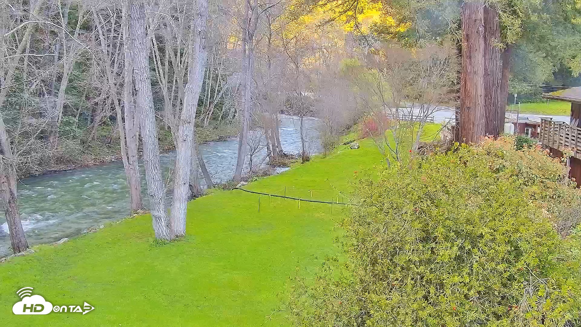 Snapshot of Big Sur River Inn Live Webcam taken Feb 20, 2026, 5:03pm PST