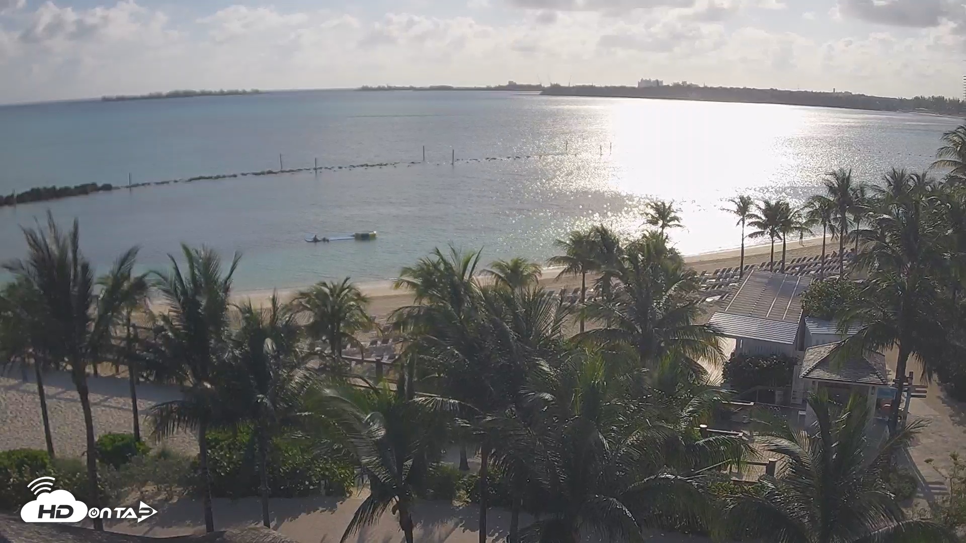Snapshot of Baha Mar Resort - Nassau Bahamas Live Webcam taken May 10, 2026, 8:21am EDT