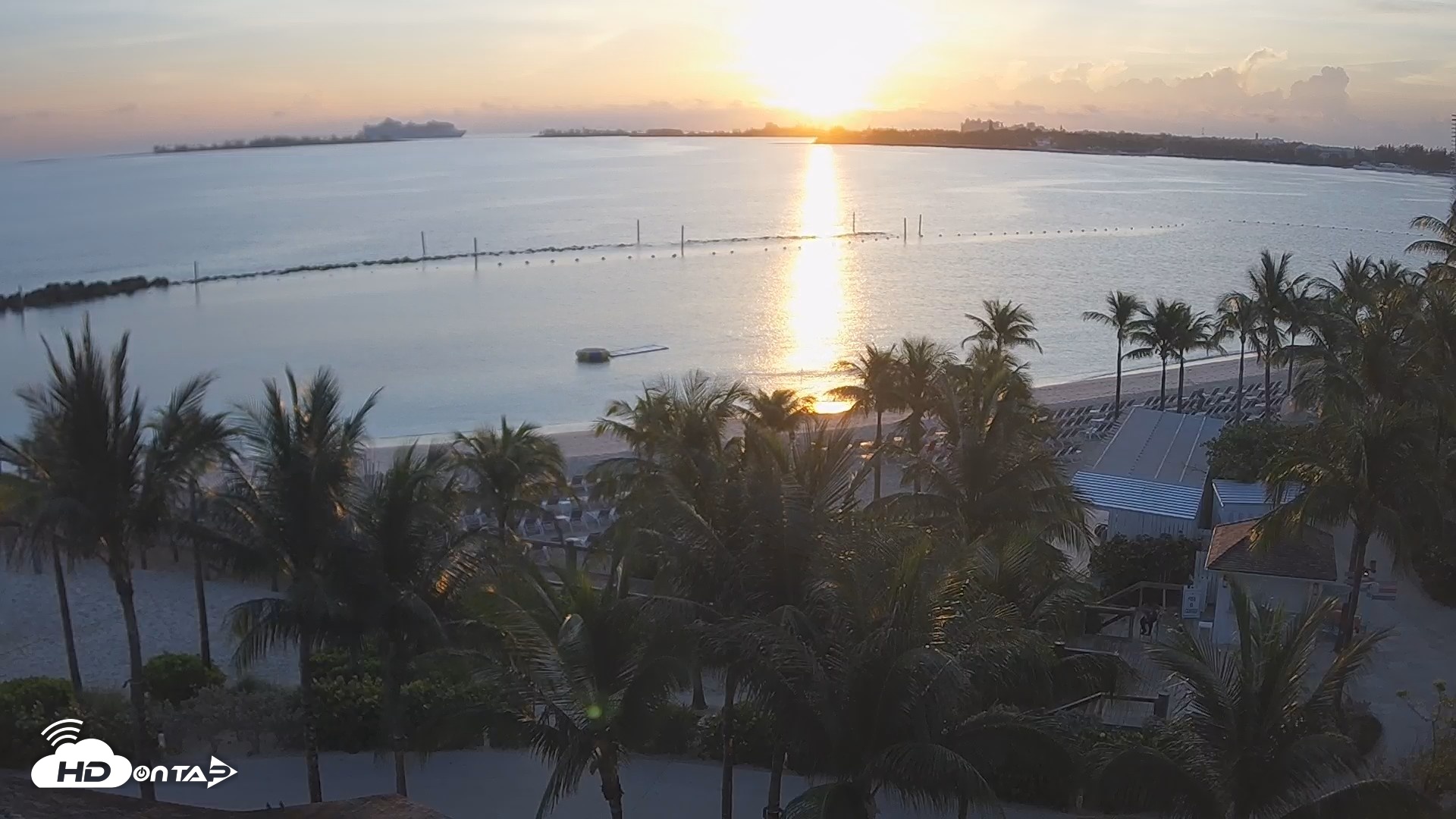 Snapshot of Baha Mar Resort - Nassau Bahamas Live Webcam taken May 6, 2026, 6:40am EDT