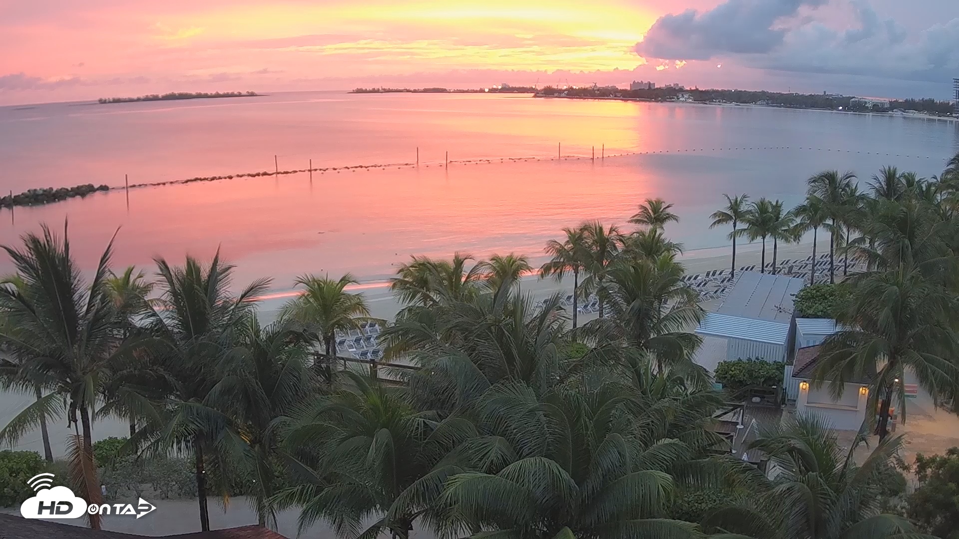 Snapshot of Baha Mar Resort - Nassau Bahamas Live Webcam taken Sep 13, 2025, 6:50am EDT