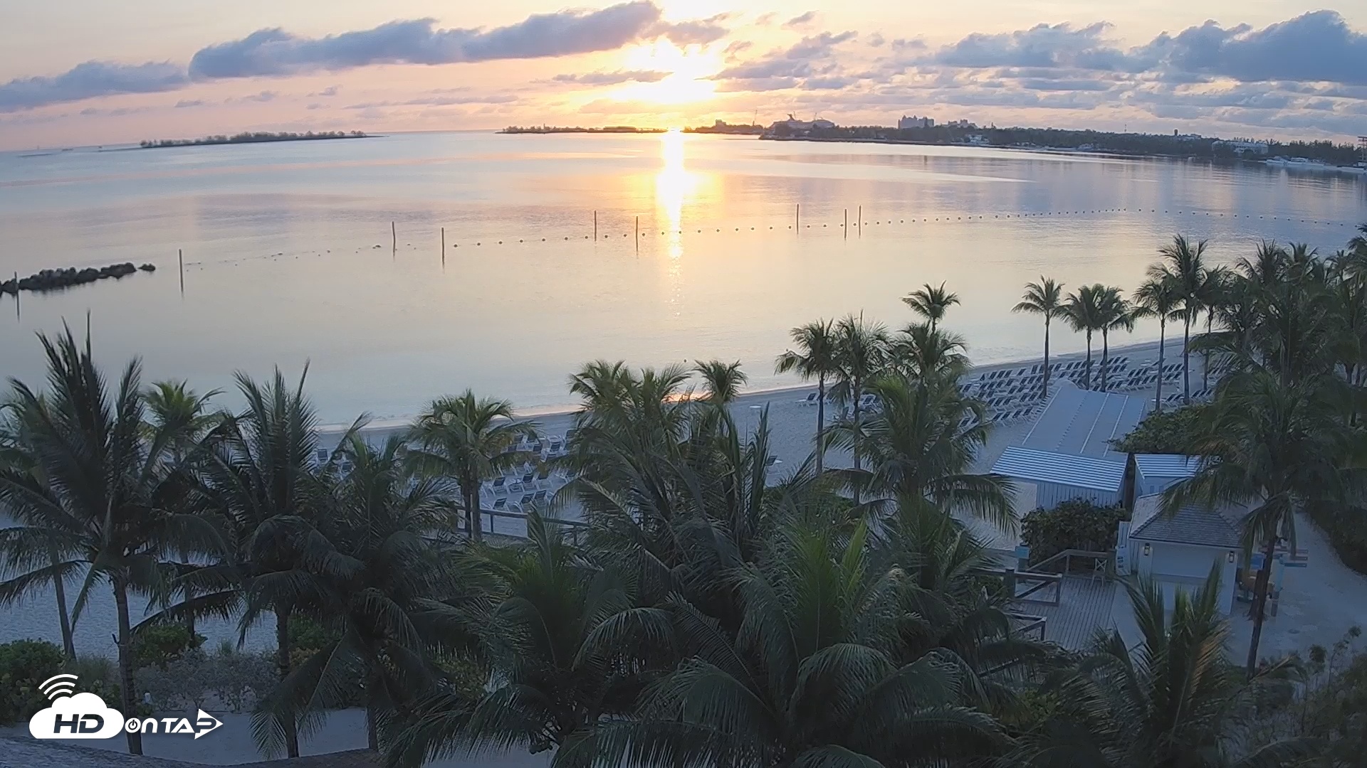 Snapshot of Baha Mar Resort - Nassau Bahamas Live Webcam taken May 22, 2025, 6:35am EDT