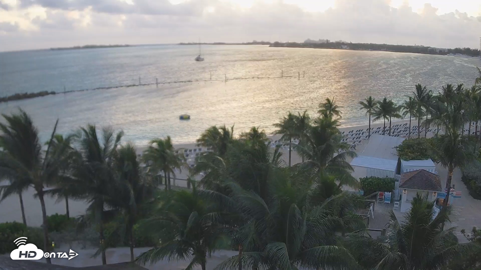 Snapshot of Baha Mar Resort - Nassau Bahamas Live Webcam taken Aug 6, 2026, 6:43am EDT