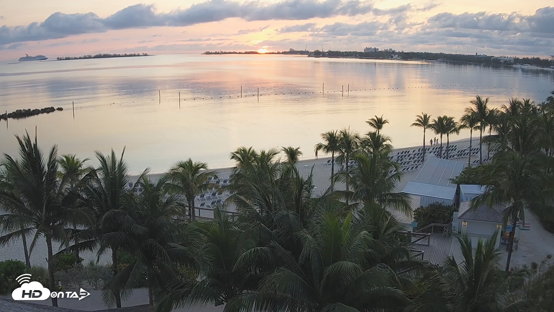 Snapshot of Baha Mar Resort - Nassau Bahamas Live Webcam taken May 22, 2025, 6:24am EDT