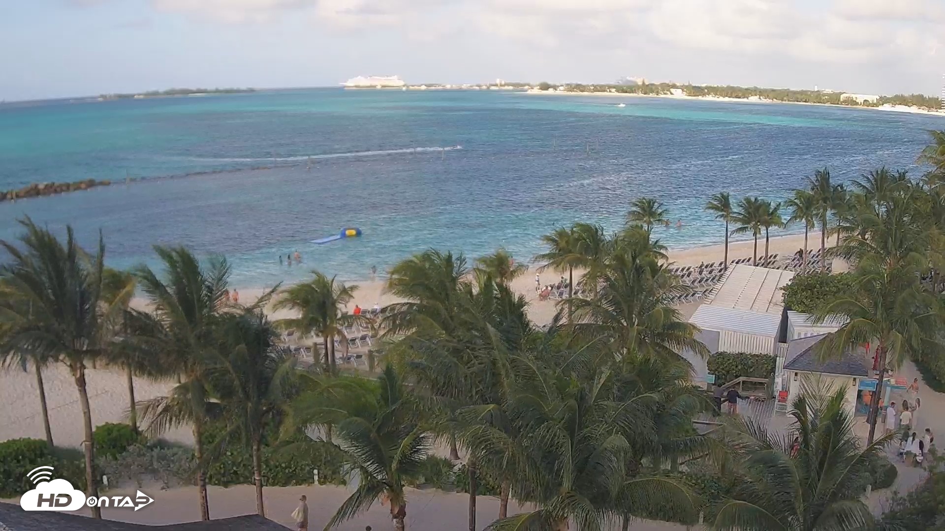 Snapshot of Baha Mar Resort - Nassau Bahamas Live Webcam taken May 23, 2026, 6:24pm EDT