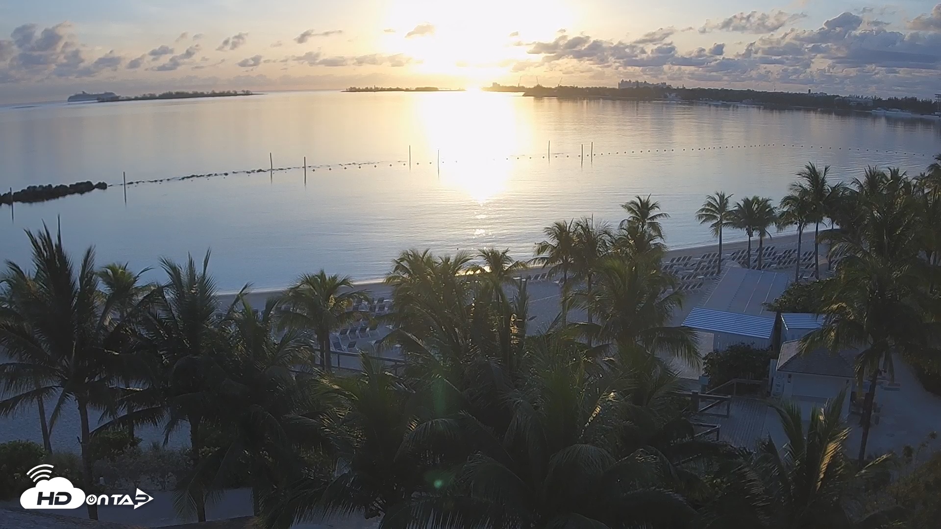 Snapshot of Baha Mar Resort - Nassau Bahamas Live Webcam taken May 21, 2025, 6:40am EDT