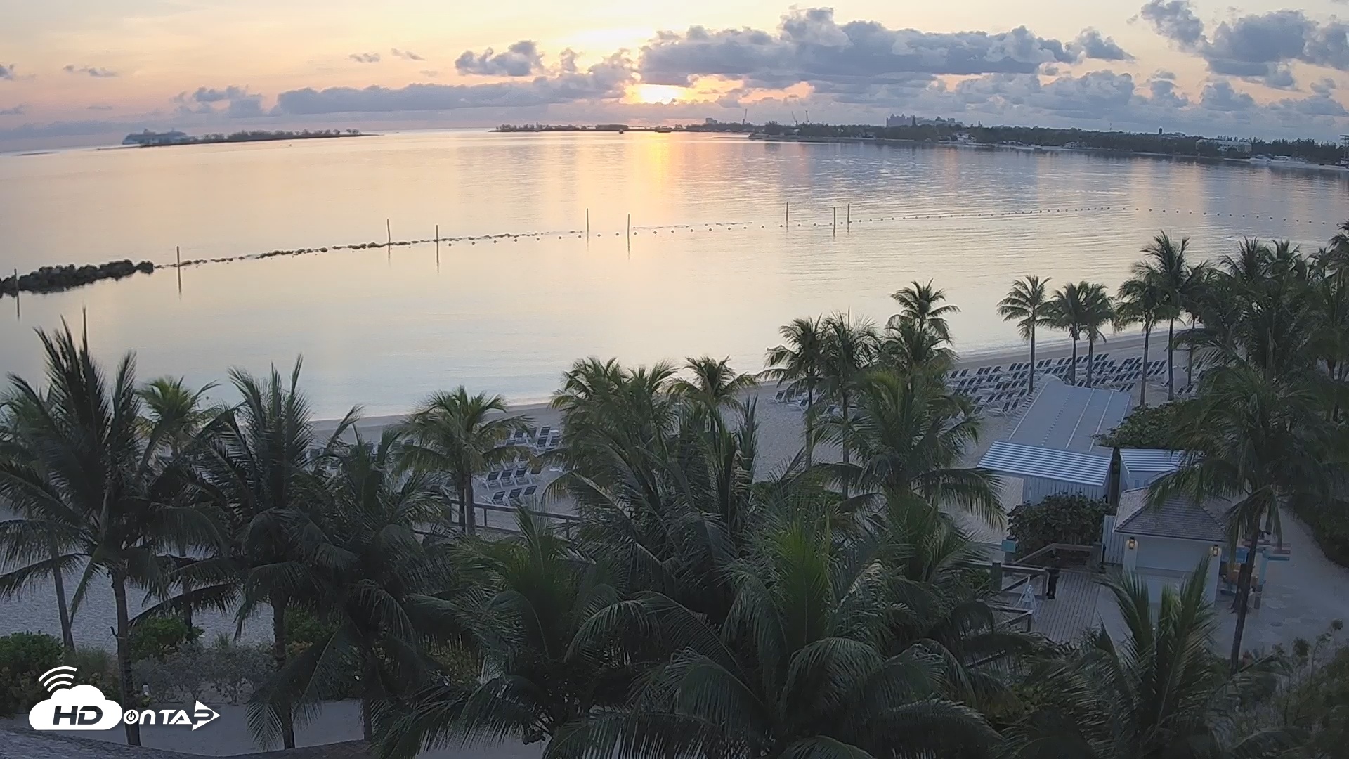 Snapshot of Baha Mar Resort - Nassau Bahamas Live Webcam taken May 20, 2025, 6:29am EDT