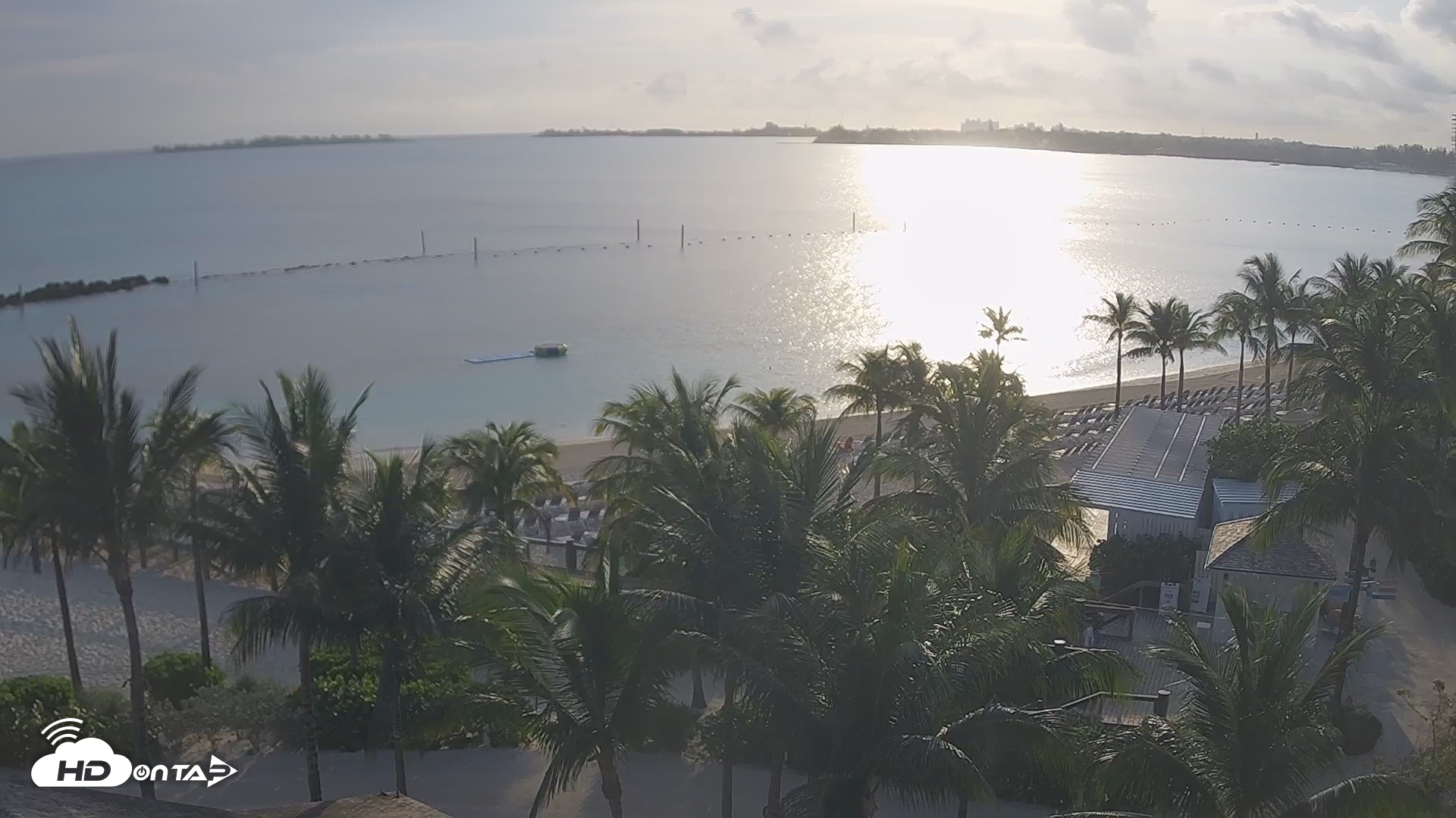 Snapshot of Baha Mar Resort - Nassau Bahamas Live Webcam taken May 3, 2026, 7:39am EDT