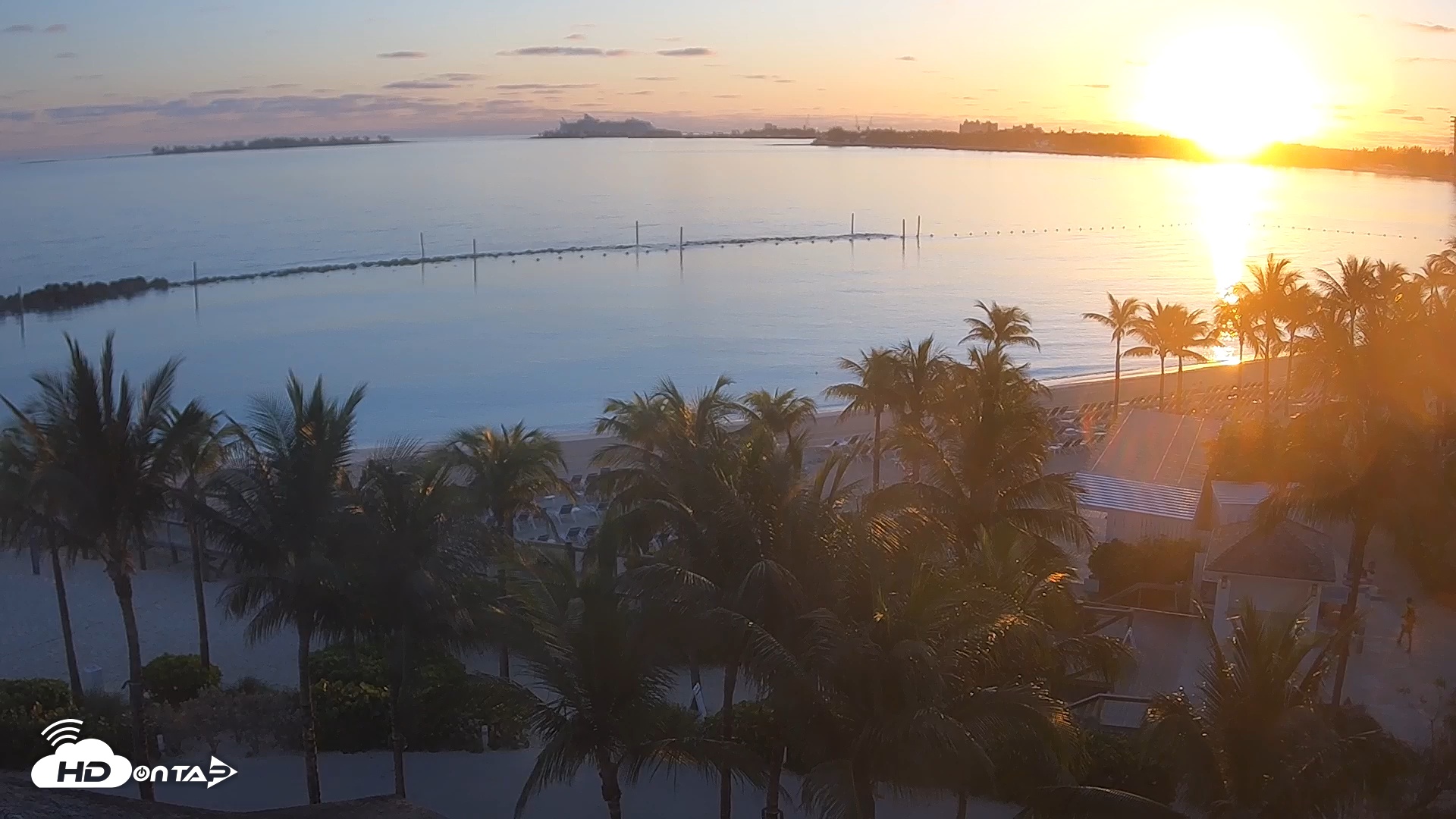Snapshot of Baha Mar Resort - Nassau Bahamas Live Webcam taken Mar 23, 2026, 7:17am EDT