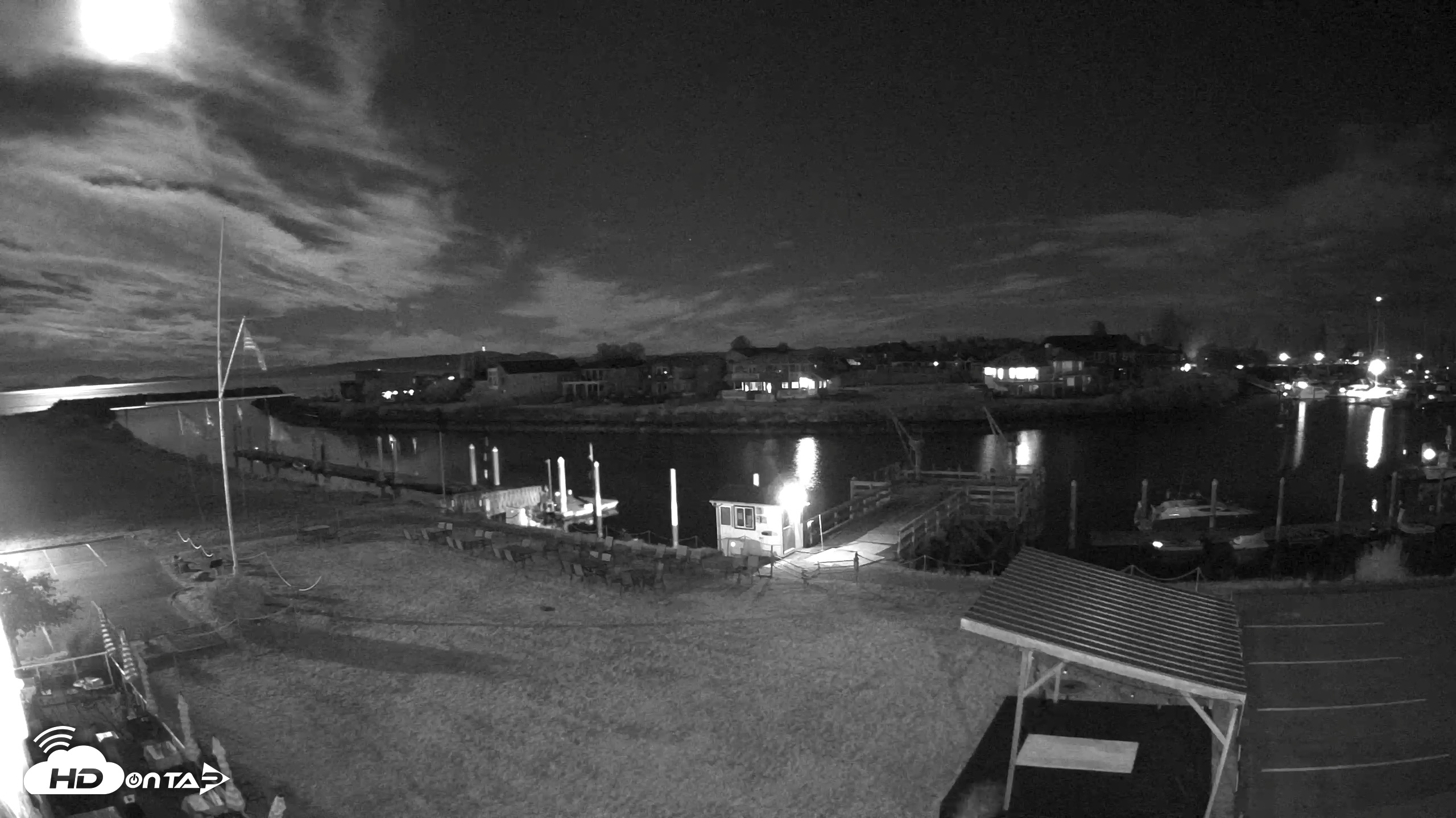 Snapshot of Point Roberts Marina SW Live Webcam taken Aug 26, 2026, 11:53pm PDT