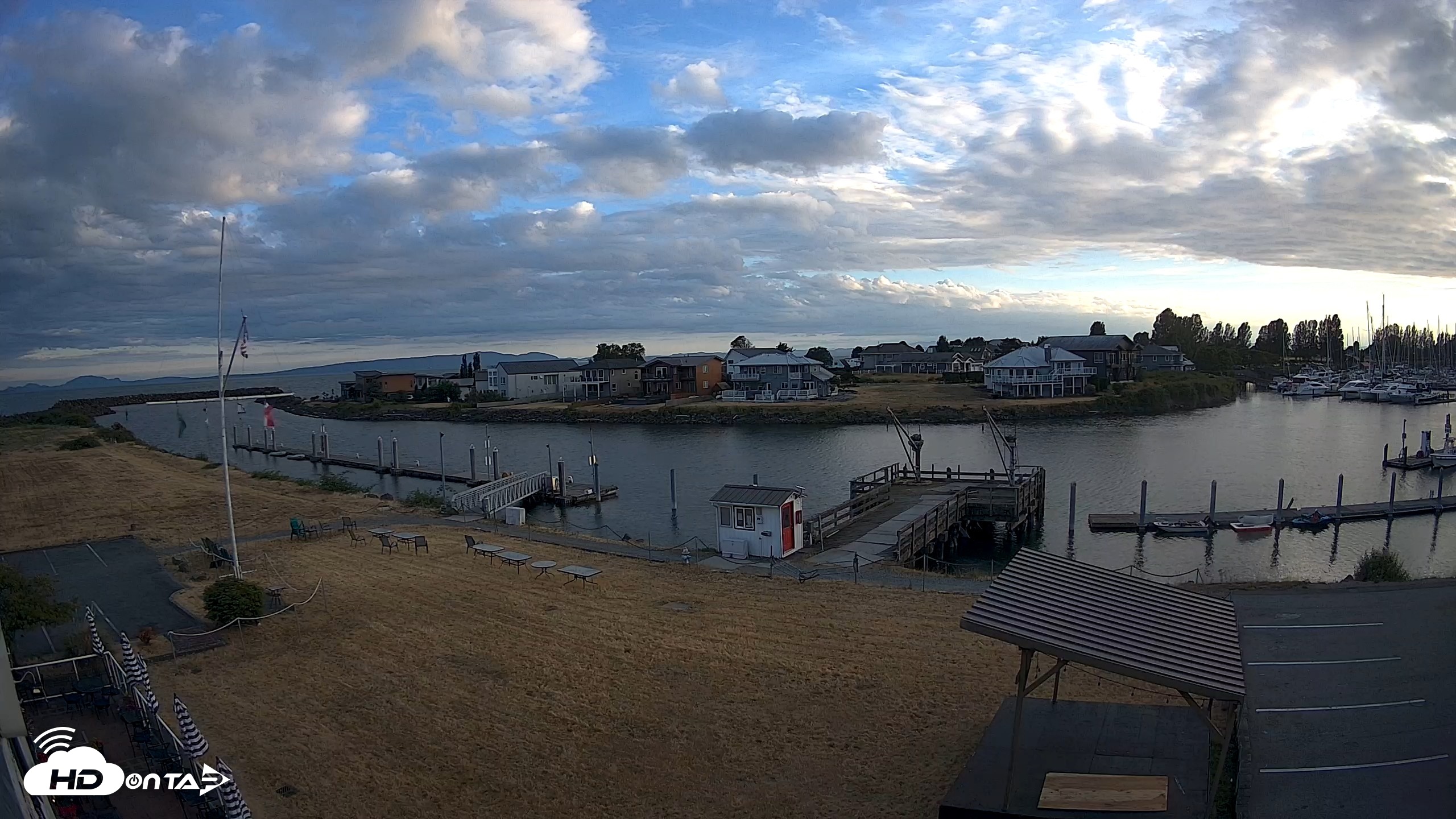Snapshot of Point Roberts Marina SW Live Webcam taken Jun 30, 2026, 8:23pm PDT