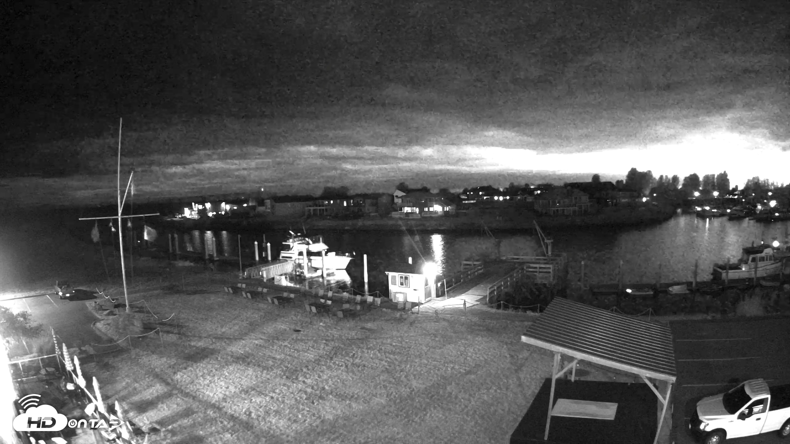 Snapshot of Point Roberts Marina SW Live Webcam taken Aug 22, 2026, 9:51pm PDT