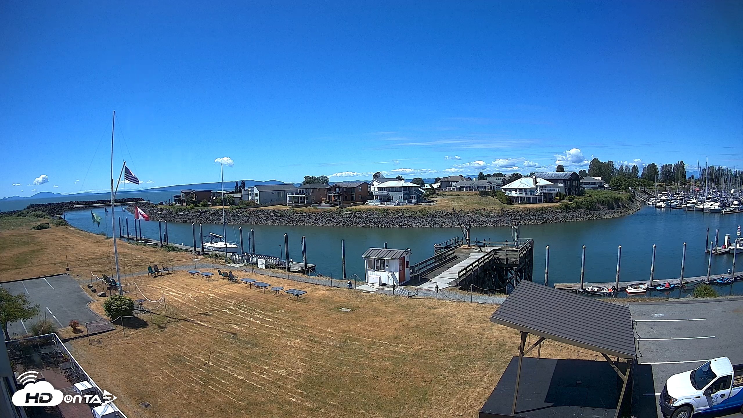 Snapshot of Point Roberts Marina SW Live Webcam taken Jun 11, 2026, 11:20am PDT