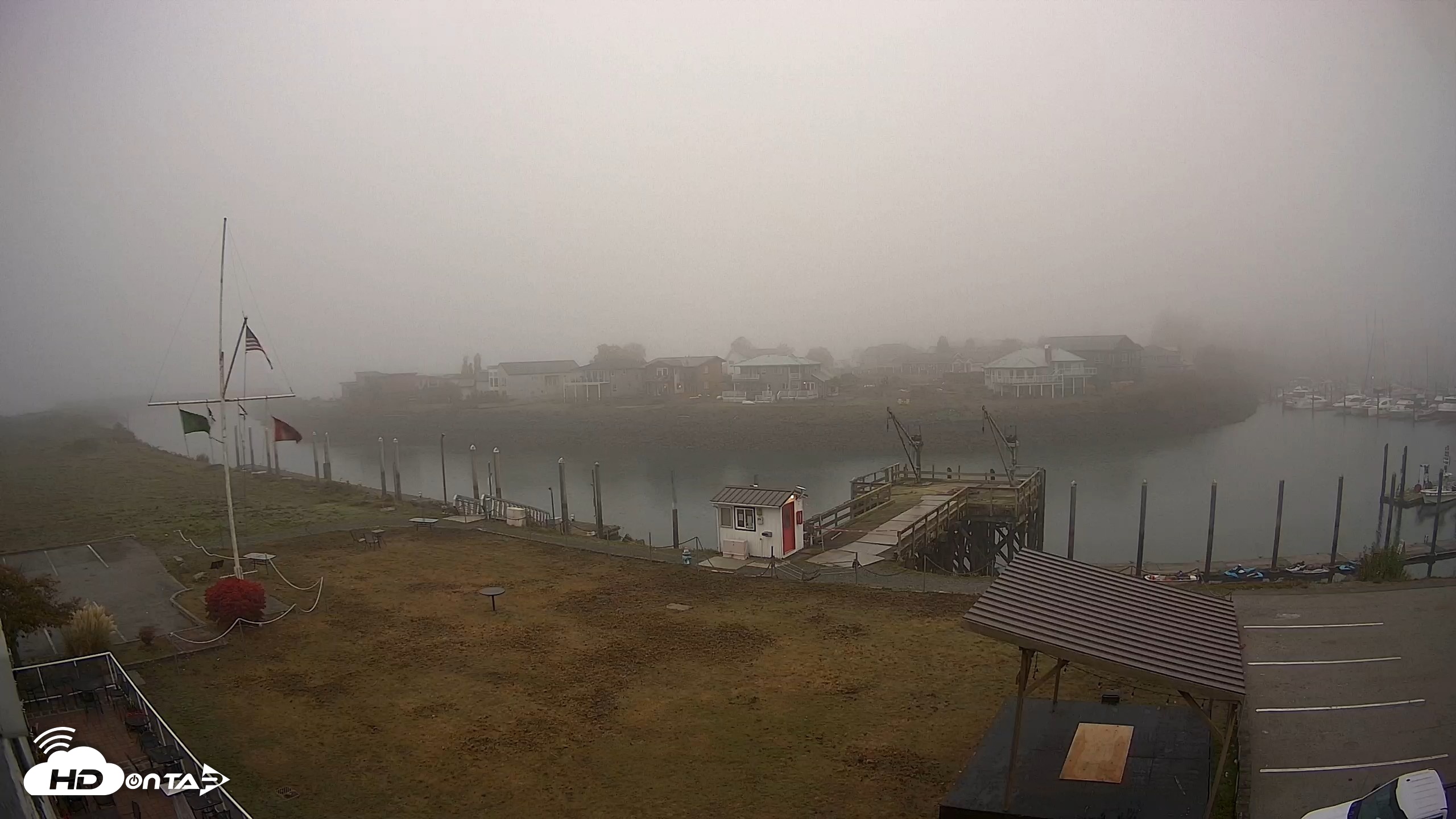 Snapshot of Point Roberts Marina SW Live Webcam taken Oct 5, 2026, 7:32am PDT