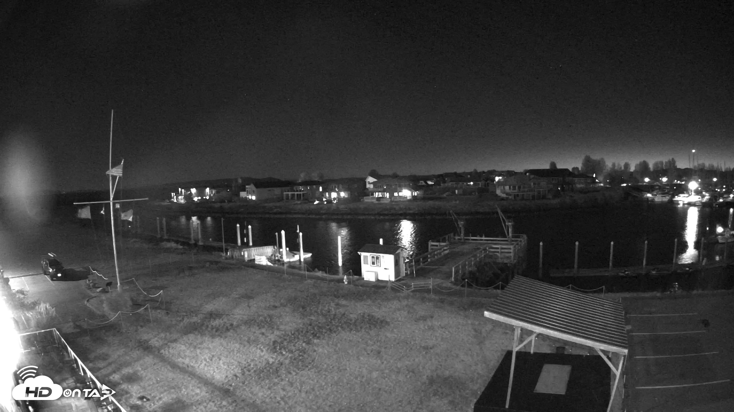 Snapshot of Point Roberts Marina SW Live Webcam taken Oct 22, 2026, 7:30pm PDT