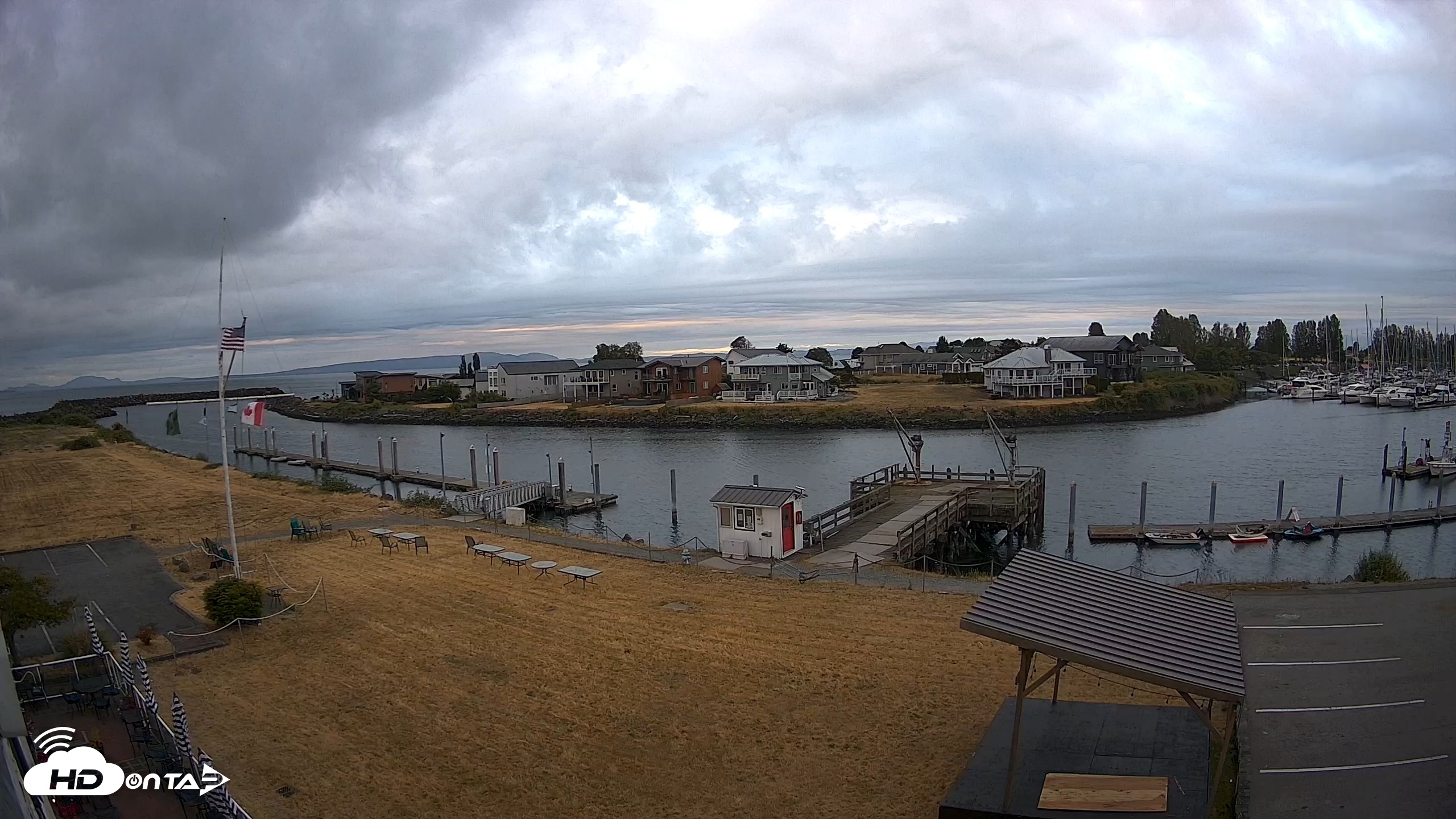Snapshot of Point Roberts Marina SW Live Webcam taken Jun 30, 2026, 5:53am PDT