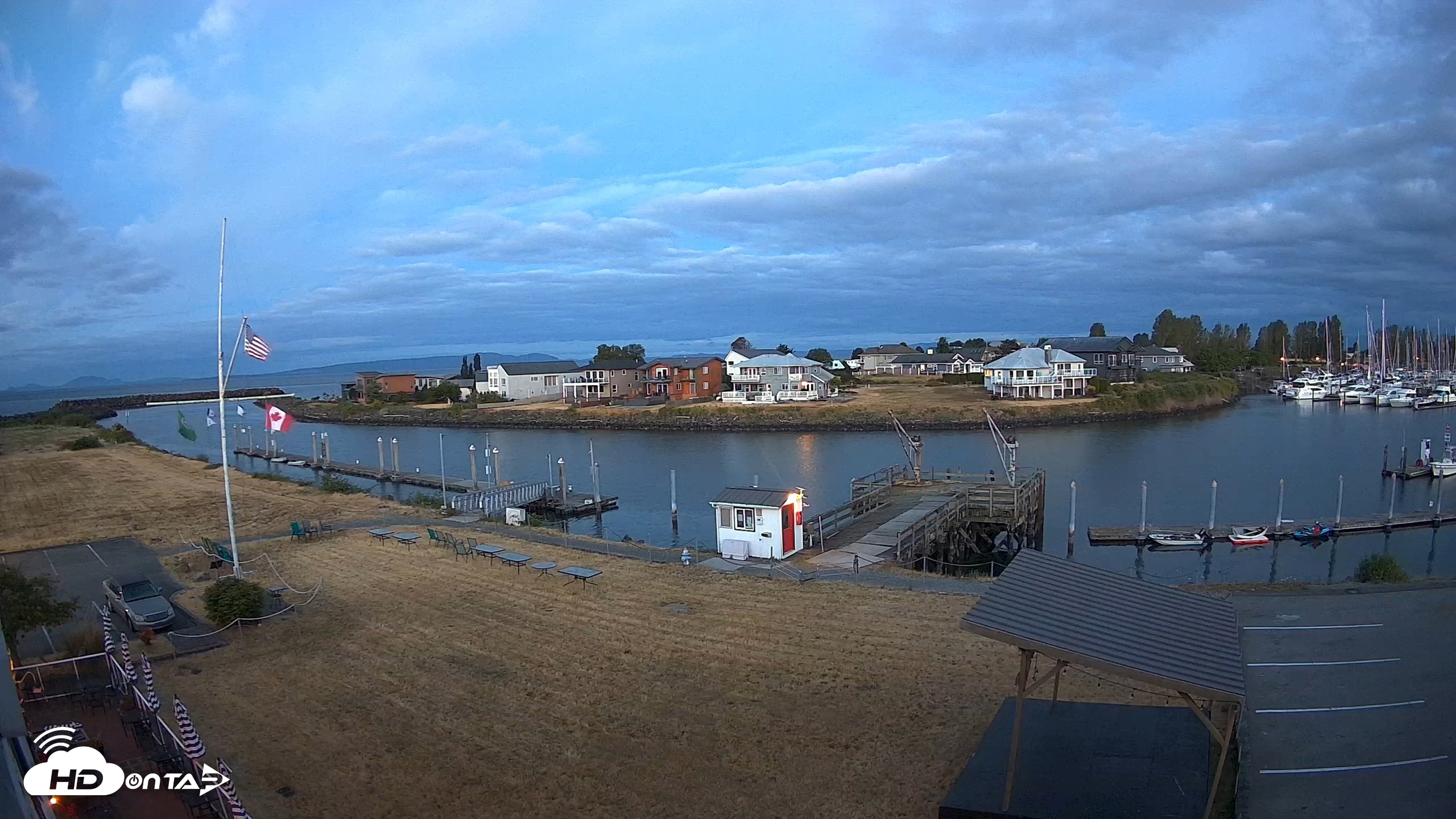 Snapshot of Point Roberts Marina SW Live Webcam taken Jun 27, 2026, 4:41am PDT