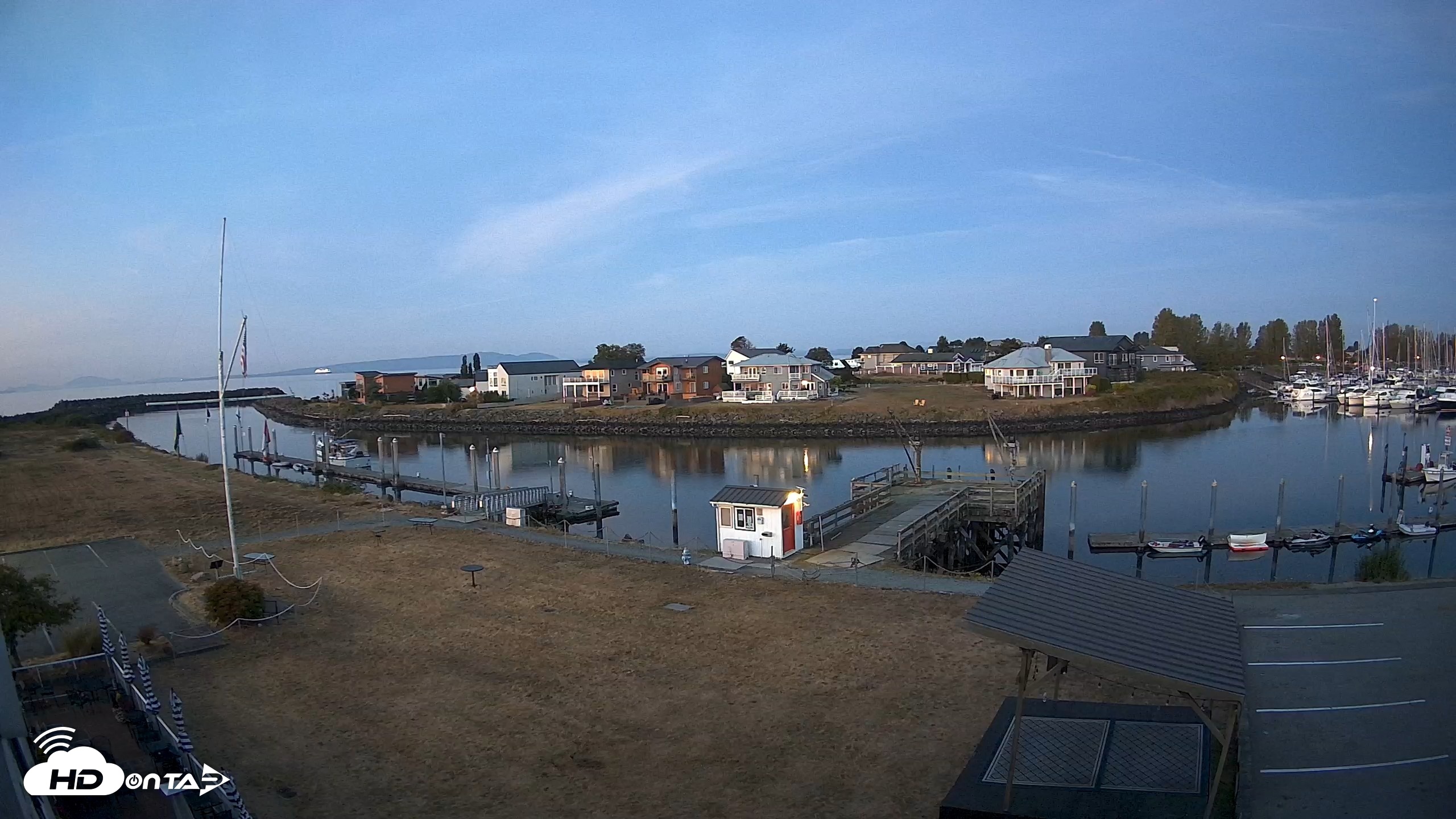 Snapshot of Point Roberts Marina SW Live Webcam taken Aug 31, 2026, 6:00am PDT