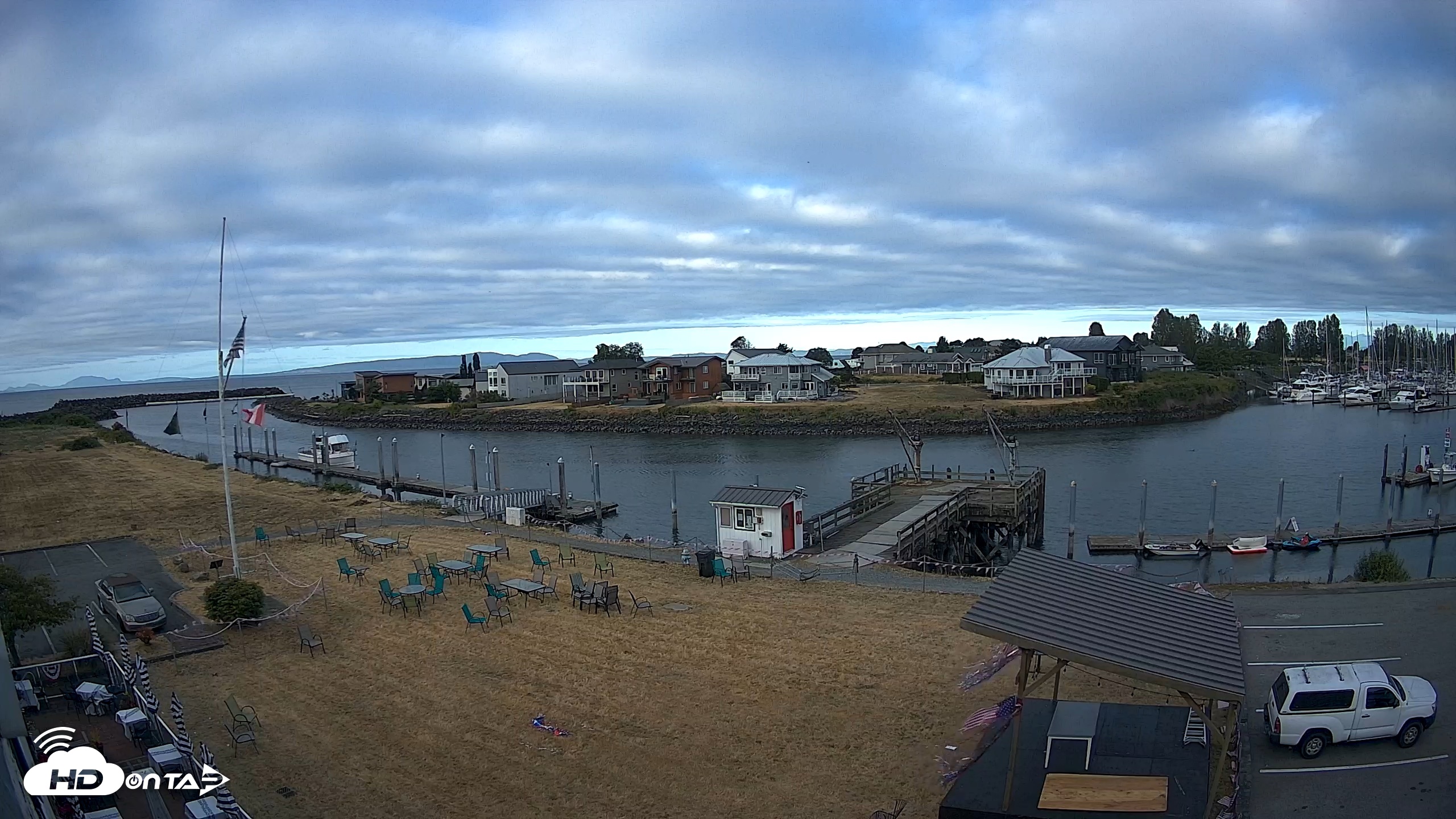 Snapshot of Point Roberts Marina SW Live Webcam taken Jul 5, 2026, 6:50am PDT