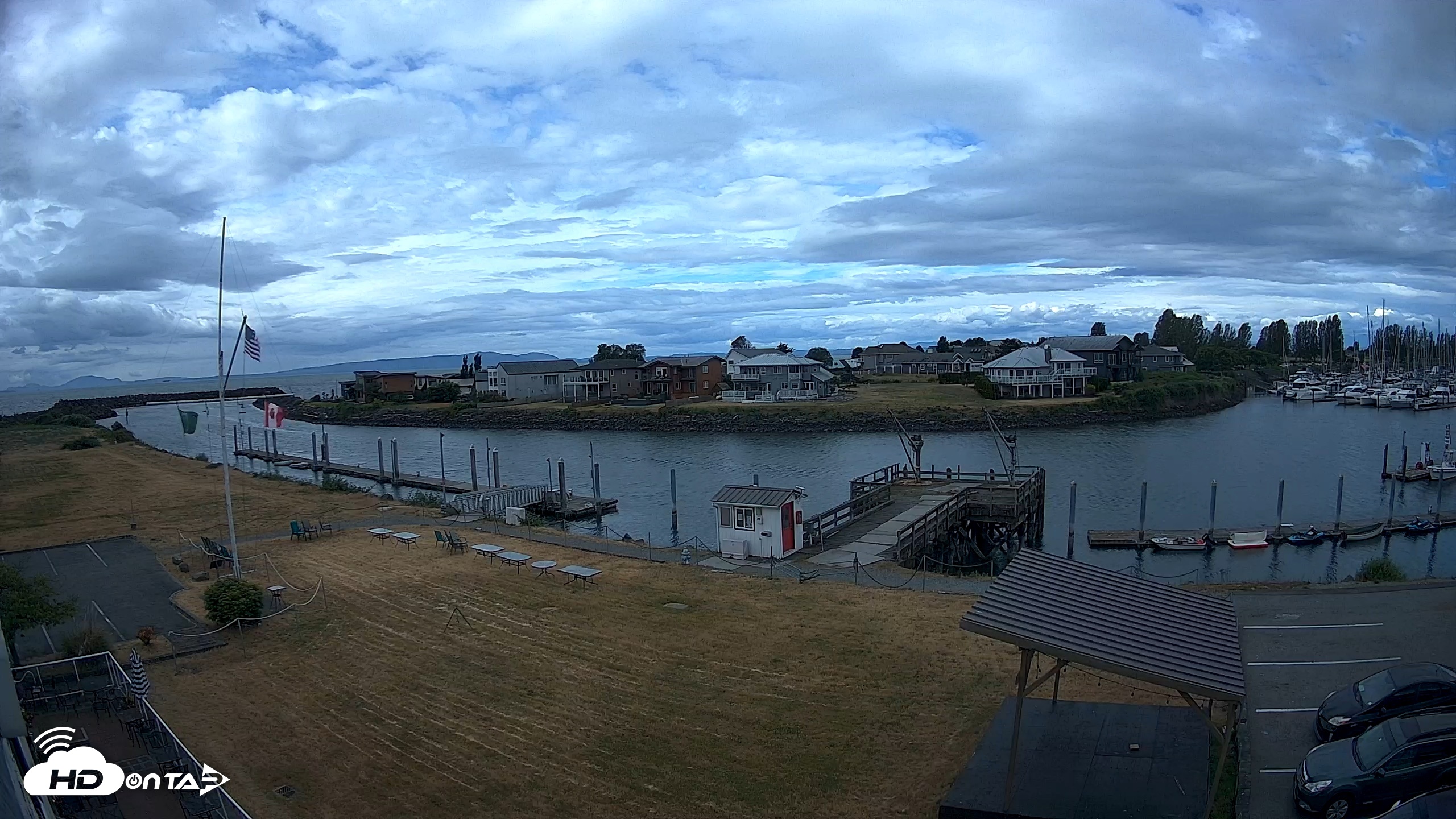 Snapshot of Point Roberts Marina SW Live Webcam taken Jun 5, 2026, 9:04am PDT