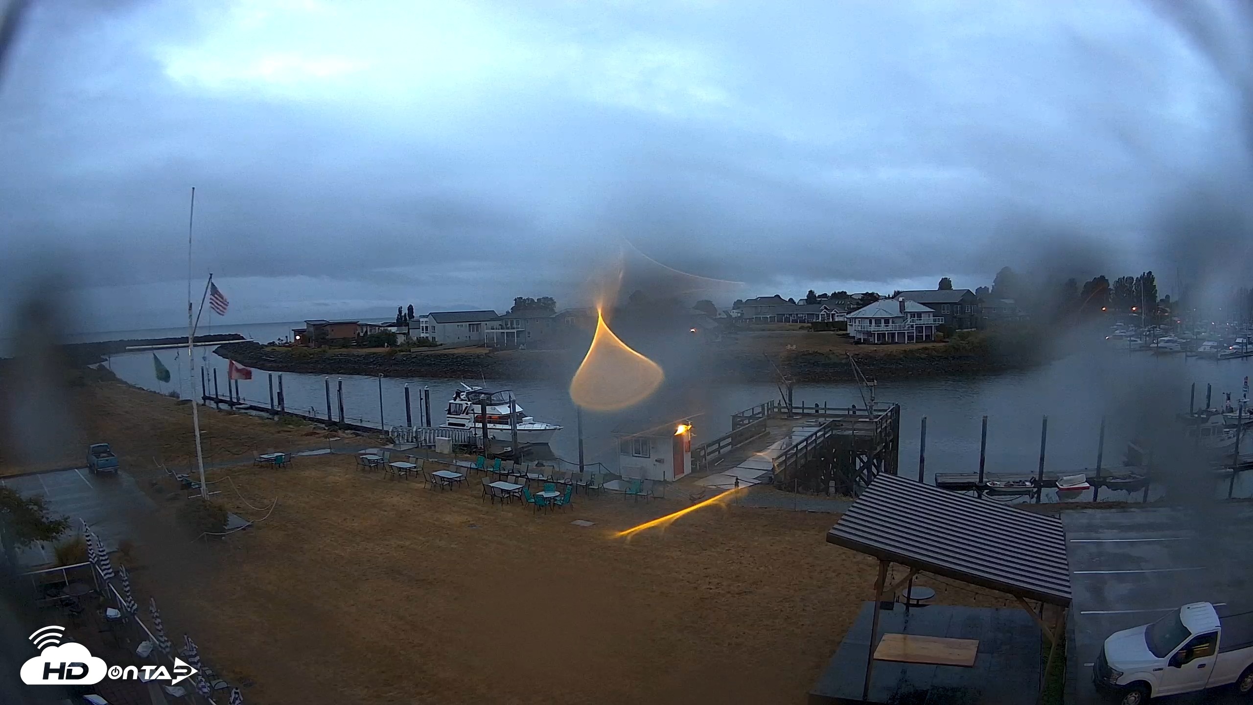 Snapshot of Point Roberts Marina SW Live Webcam taken Aug 23, 2026, 6:00am PDT