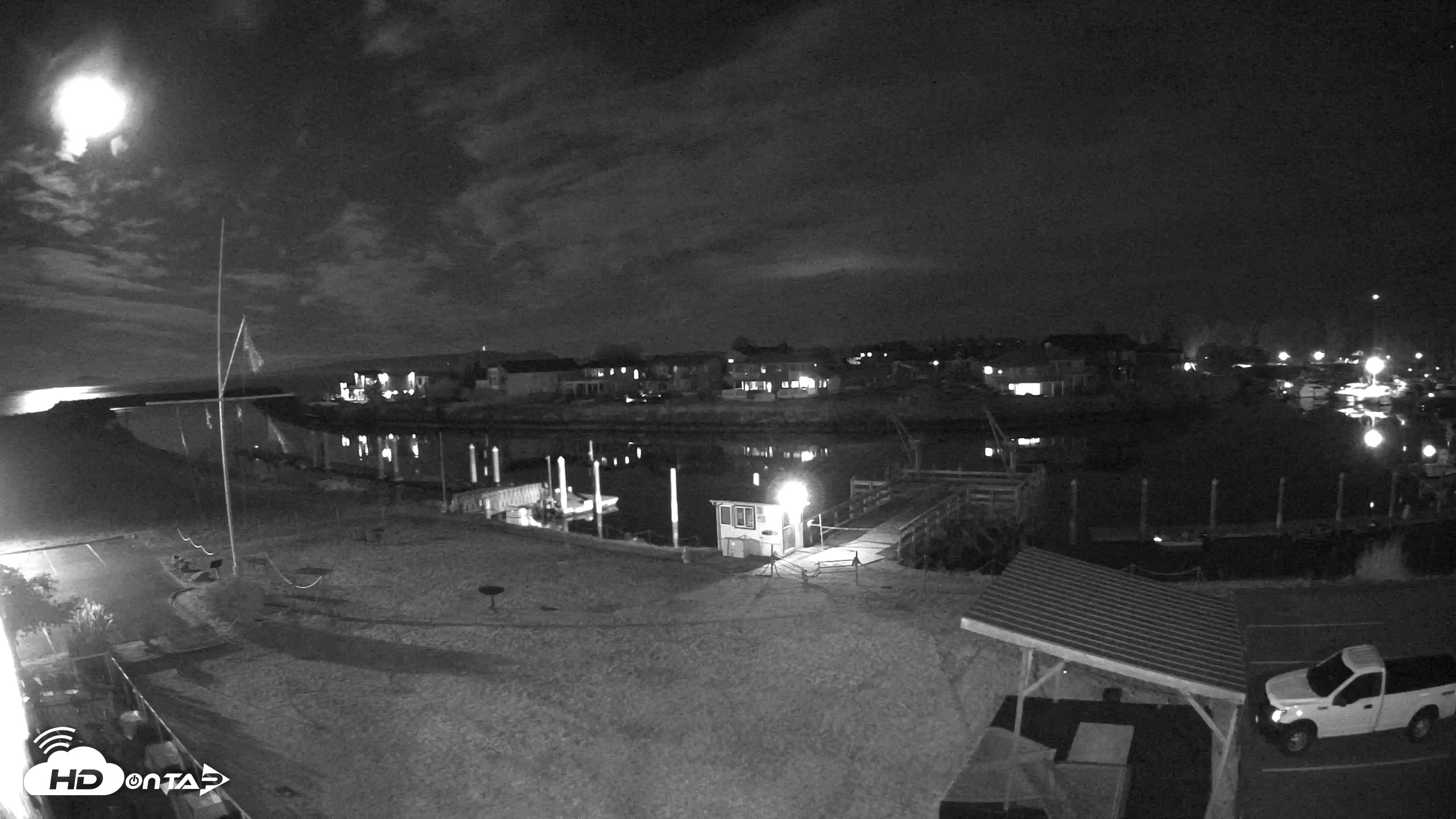 Snapshot of Point Roberts Marina SW Live Webcam taken Sep 21, 2026, 8:51pm PDT