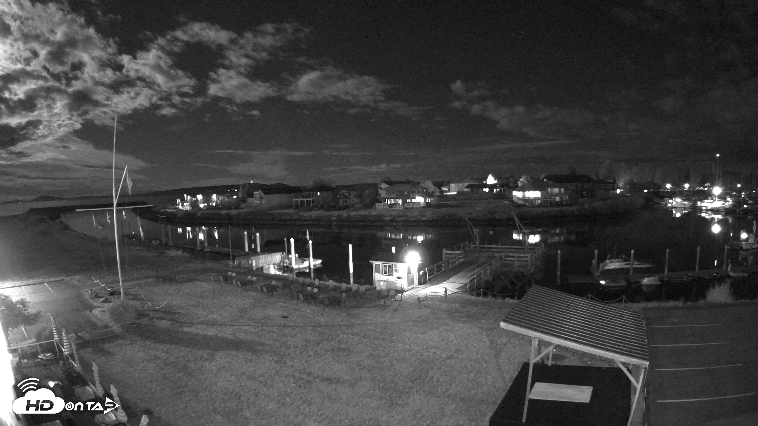 Snapshot of Point Roberts Marina SW Live Webcam taken Aug 26, 2026, 10:38pm PDT