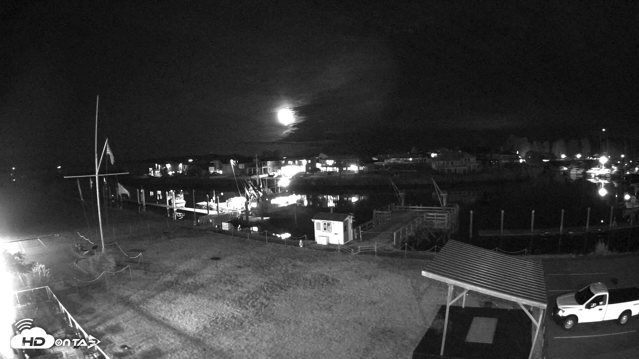 Snapshot of Point Roberts Marina SW Live Webcam taken Oct 16, 2026, 8:24pm PDT