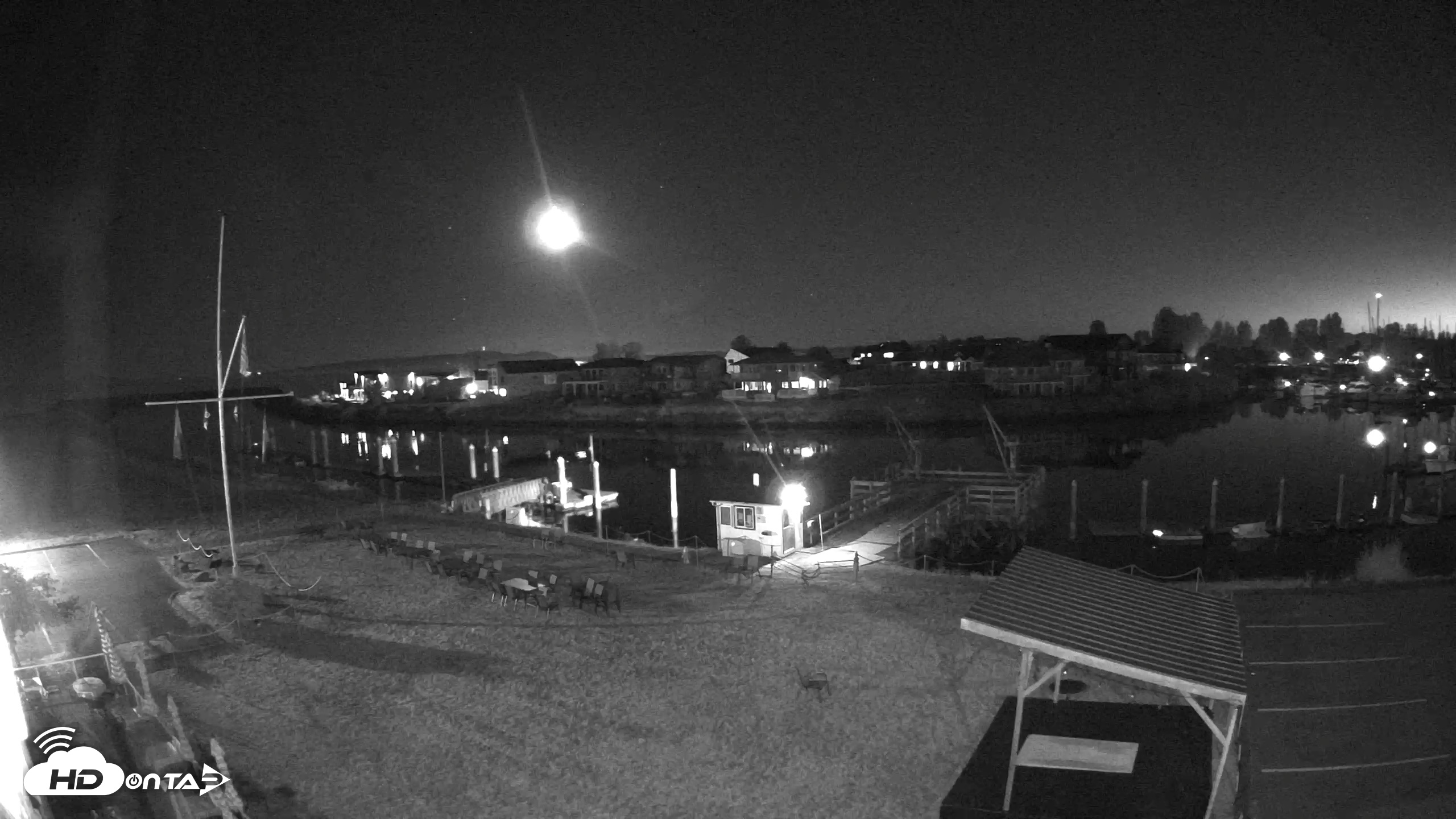 Snapshot of Point Roberts Marina SW Live Webcam taken Aug 20, 2026, 9:34pm PDT