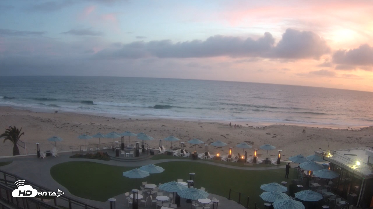 Snapshot of Monarch Bay Beach Club Live Webcam taken May 12, 2025, 7:50pm PDT