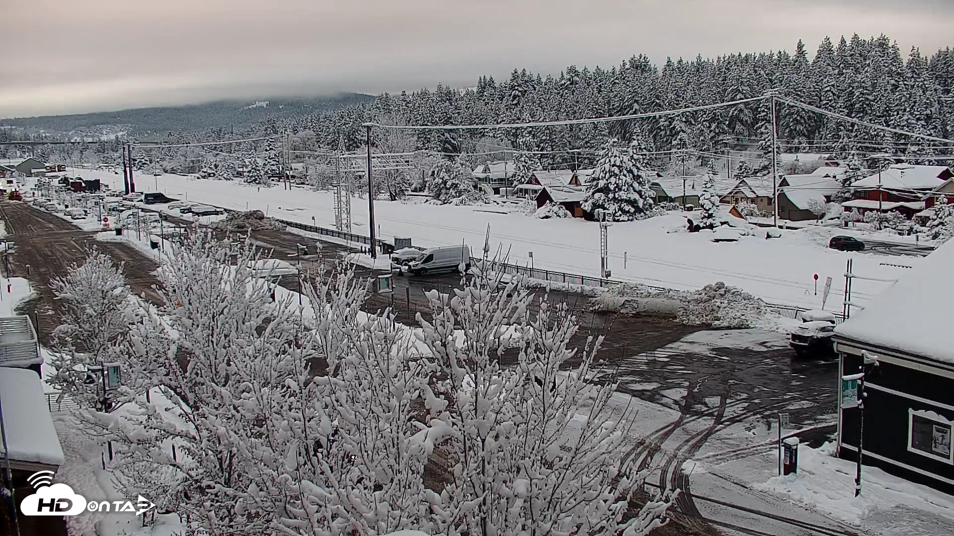Snapshot of Downtown Truckee California Live Webcam taken Apr 13, 2026, 6:39am PDT