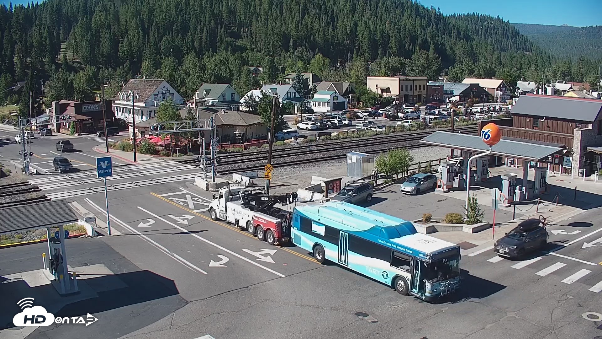 Snapshot of Downtown Truckee California Live Webcam taken Aug 3, 2026, 9:39am PDT