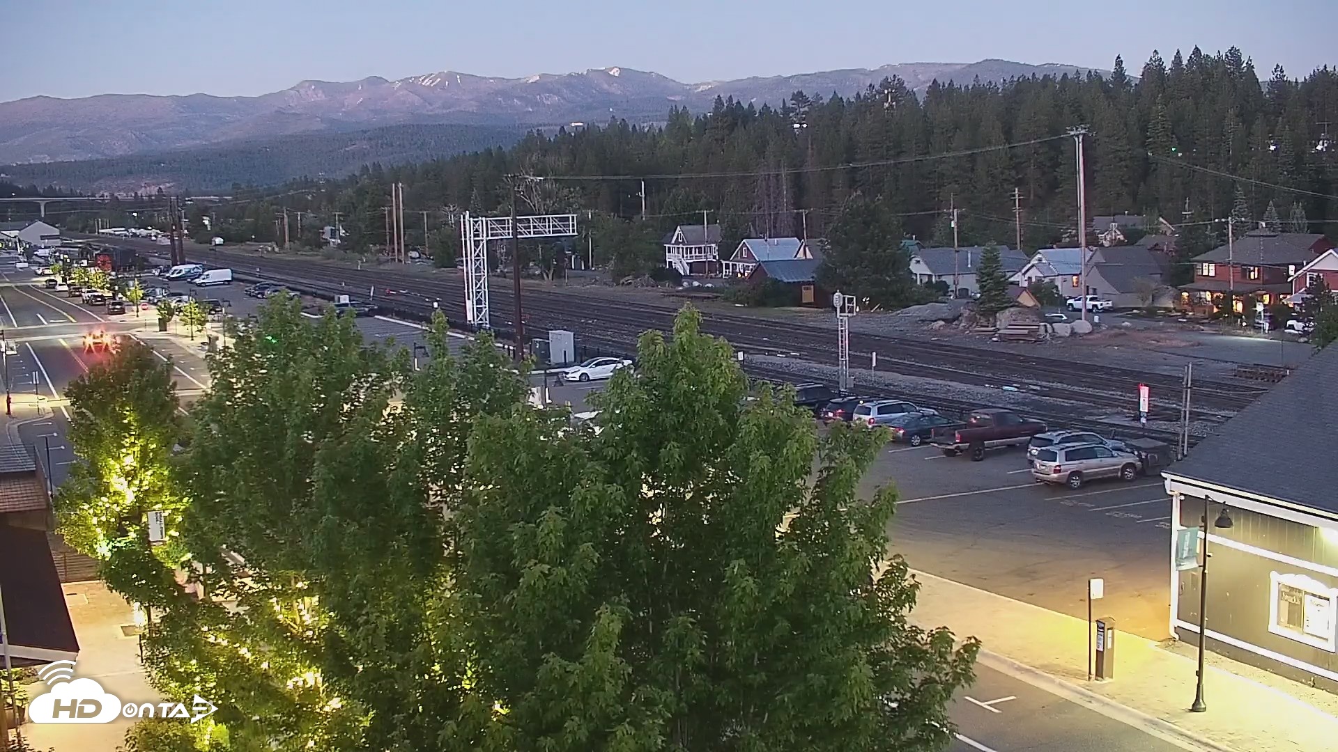 Snapshot of Downtown Truckee California Live Webcam taken Jun 11, 2026, 8:58pm PDT