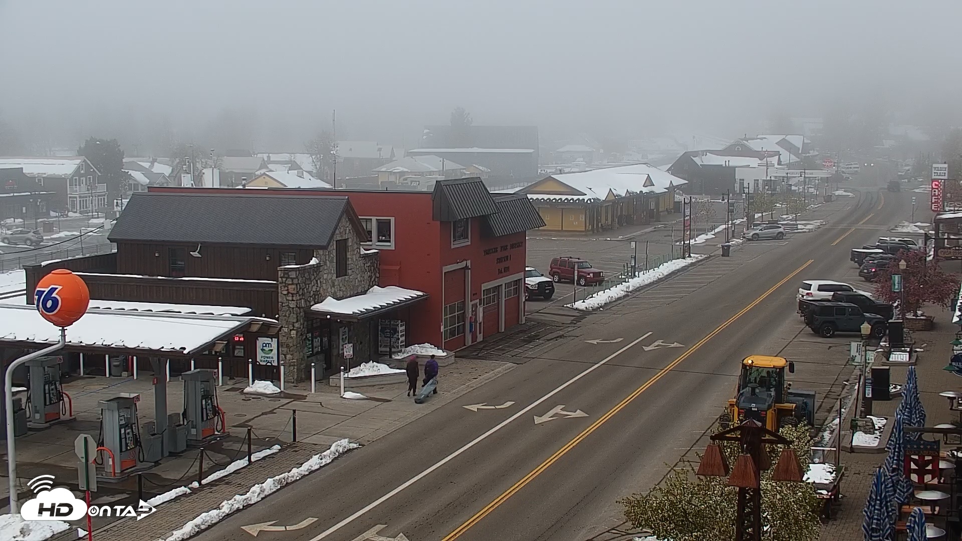 Snapshot of Downtown Truckee California Live Webcam taken Apr 14, 2026, 7:28am PDT