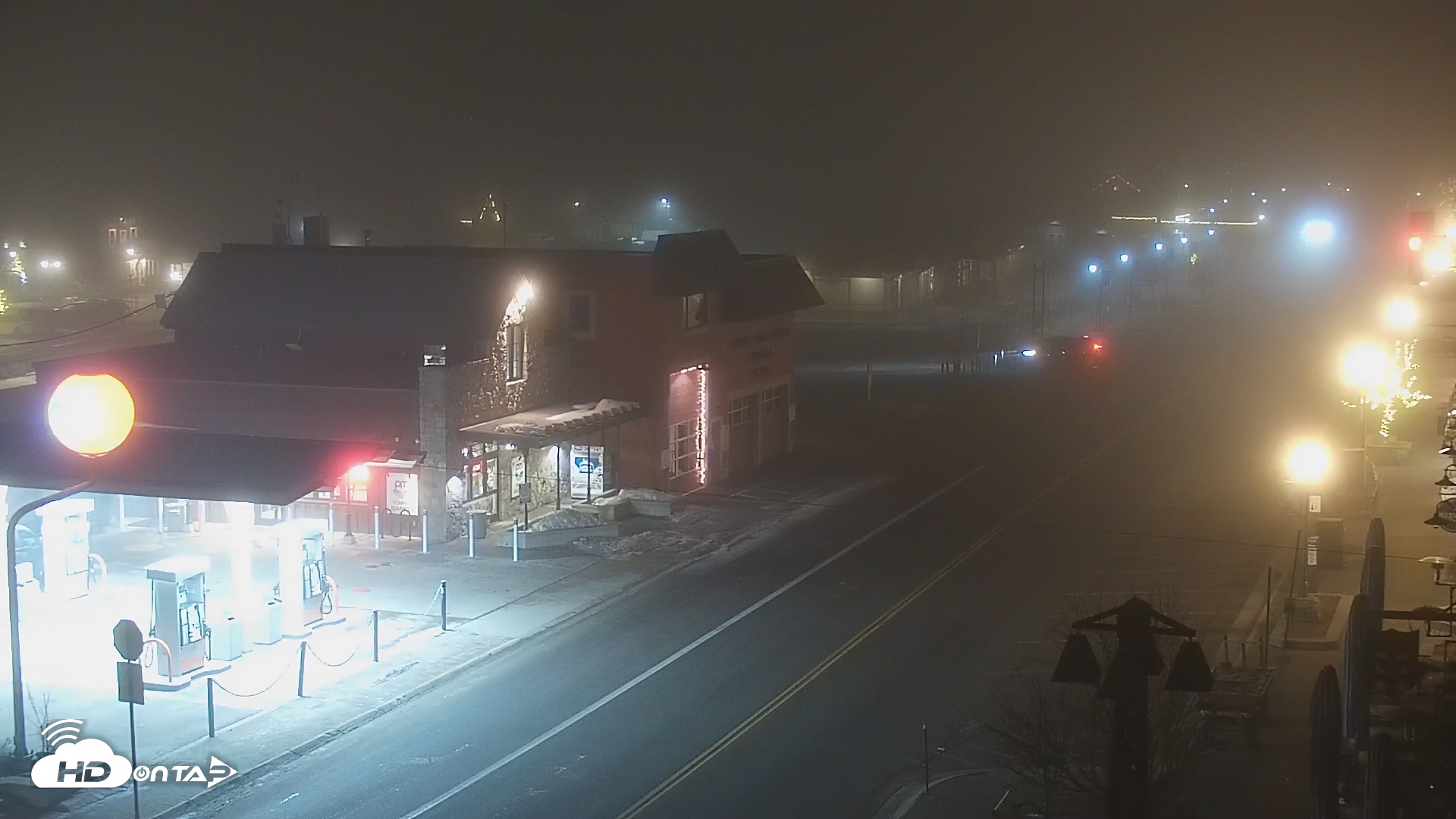 Snapshot of Downtown Truckee California Live Webcam taken Feb 7, 2026, 5:37am PST