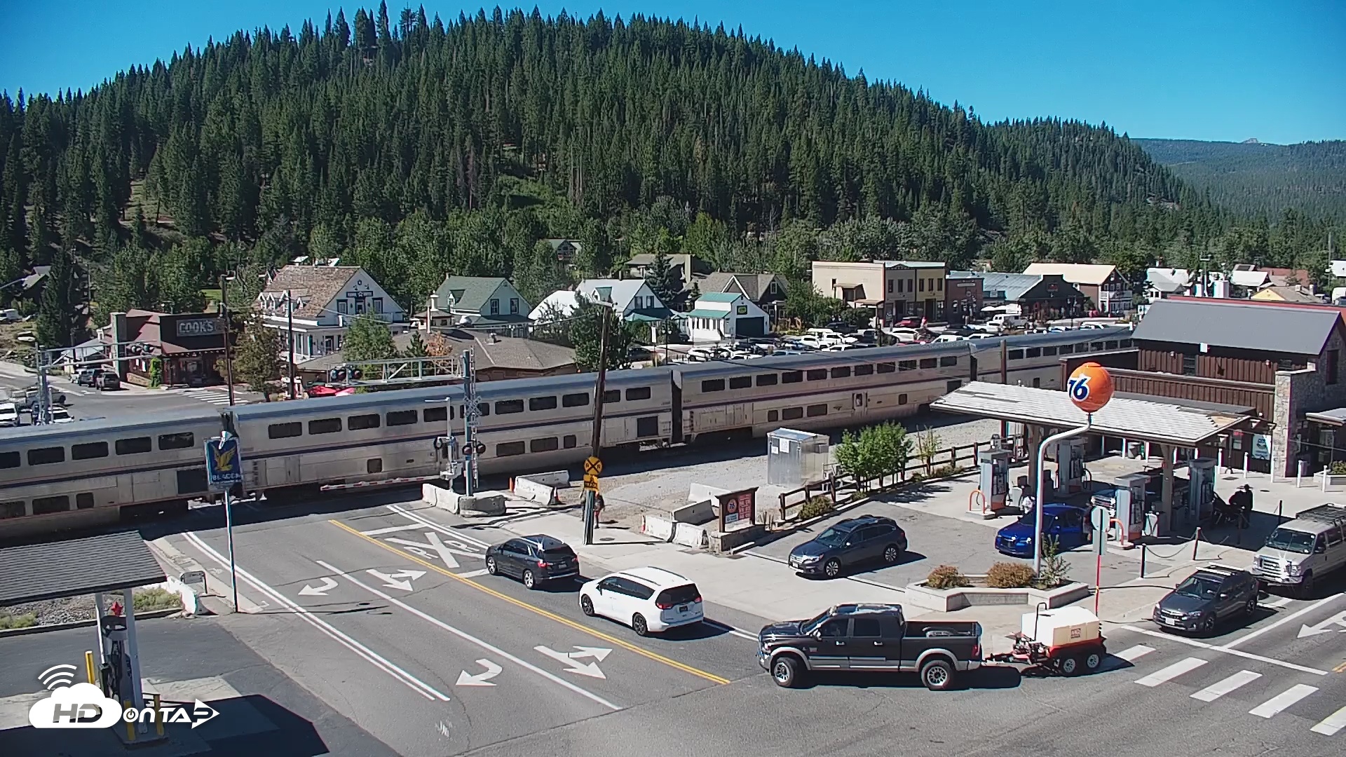 Snapshot of Downtown Truckee California Live Webcam taken Jul 21, 2025, 10:21am PDT
