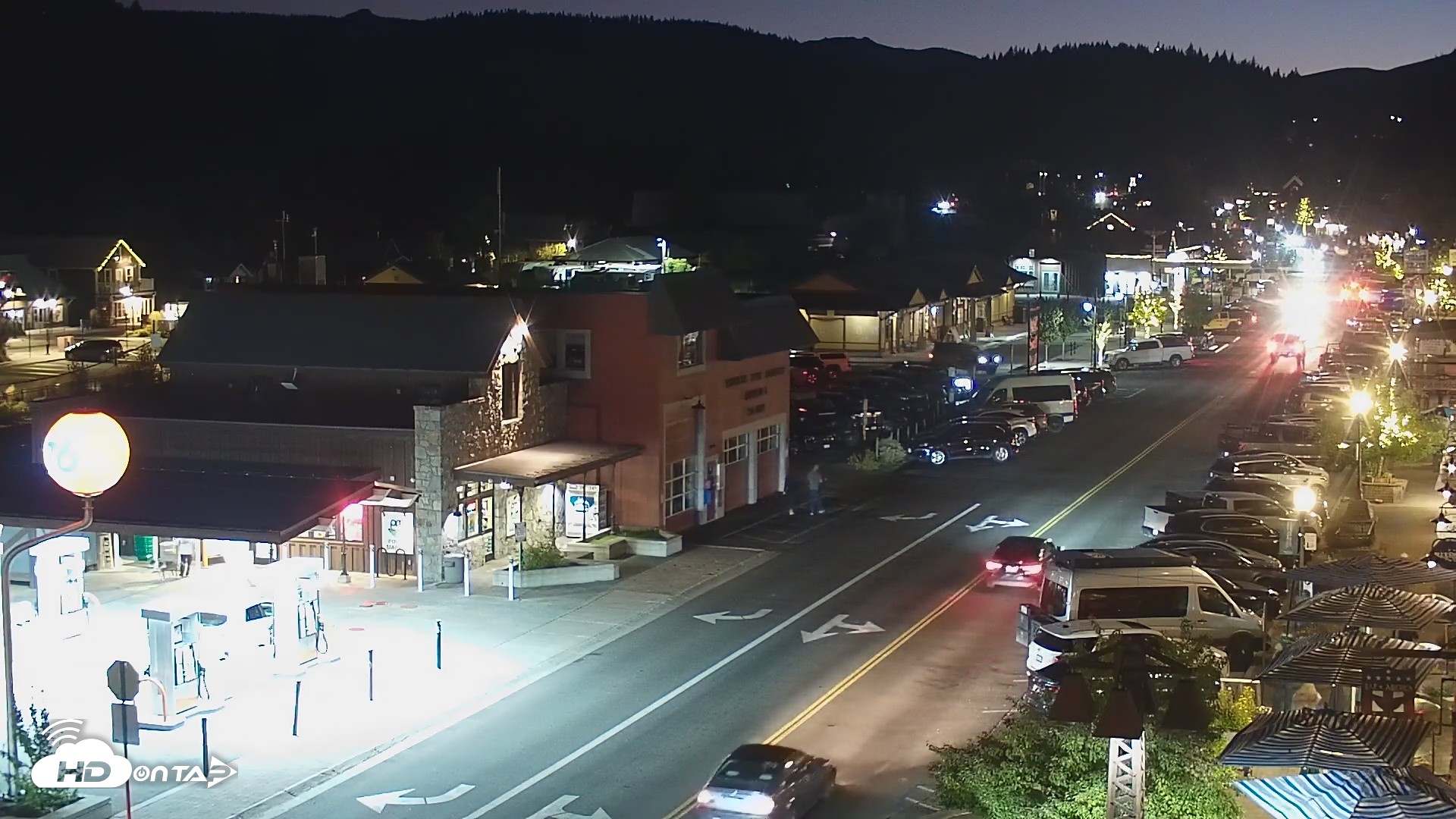 Snapshot of Downtown Truckee California Live Webcam taken Sep 18, 2026, 7:50pm PDT