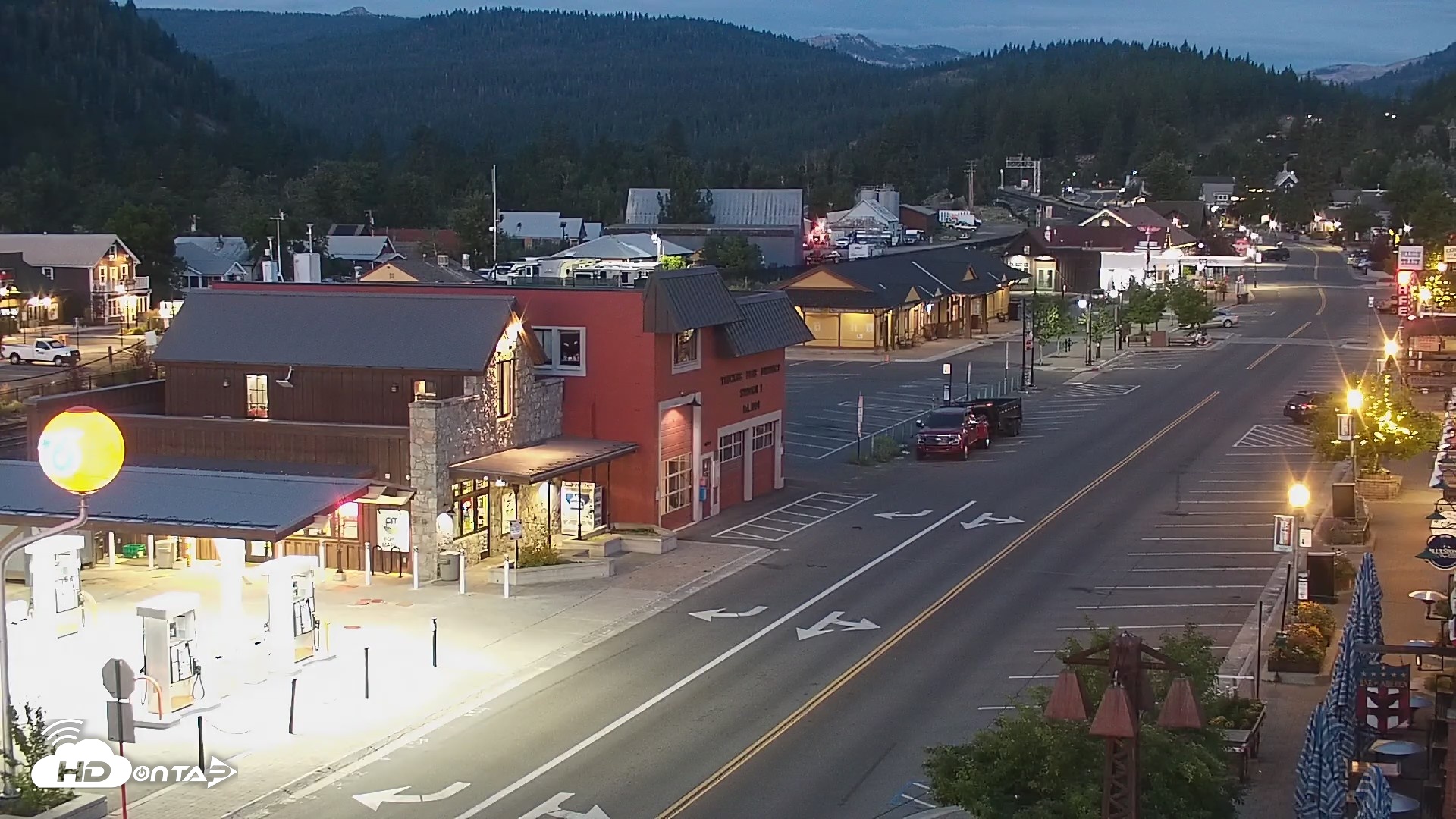 Snapshot of Downtown Truckee California Live Webcam taken Jul 21, 2026, 5:26am PDT