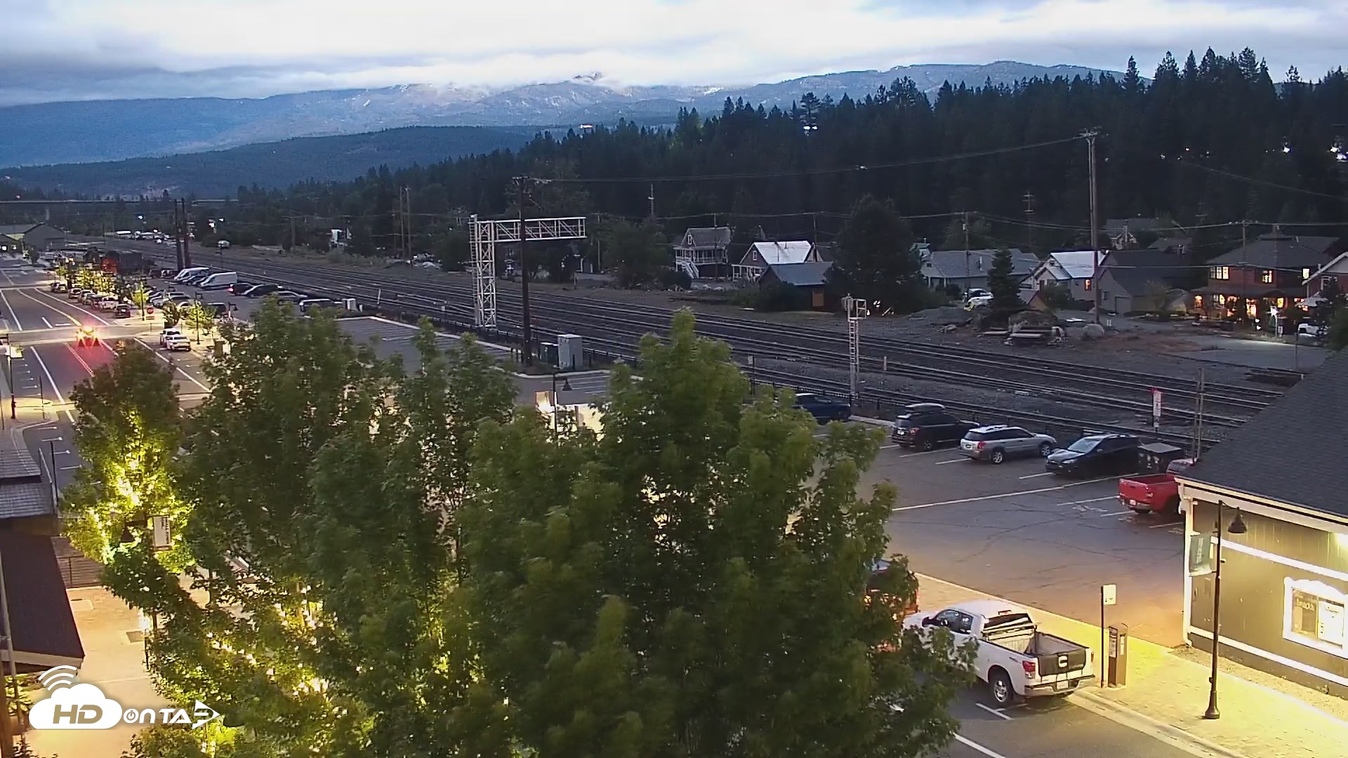 Snapshot of Downtown Truckee California Live Webcam taken Jun 8, 2026, 8:47pm PDT