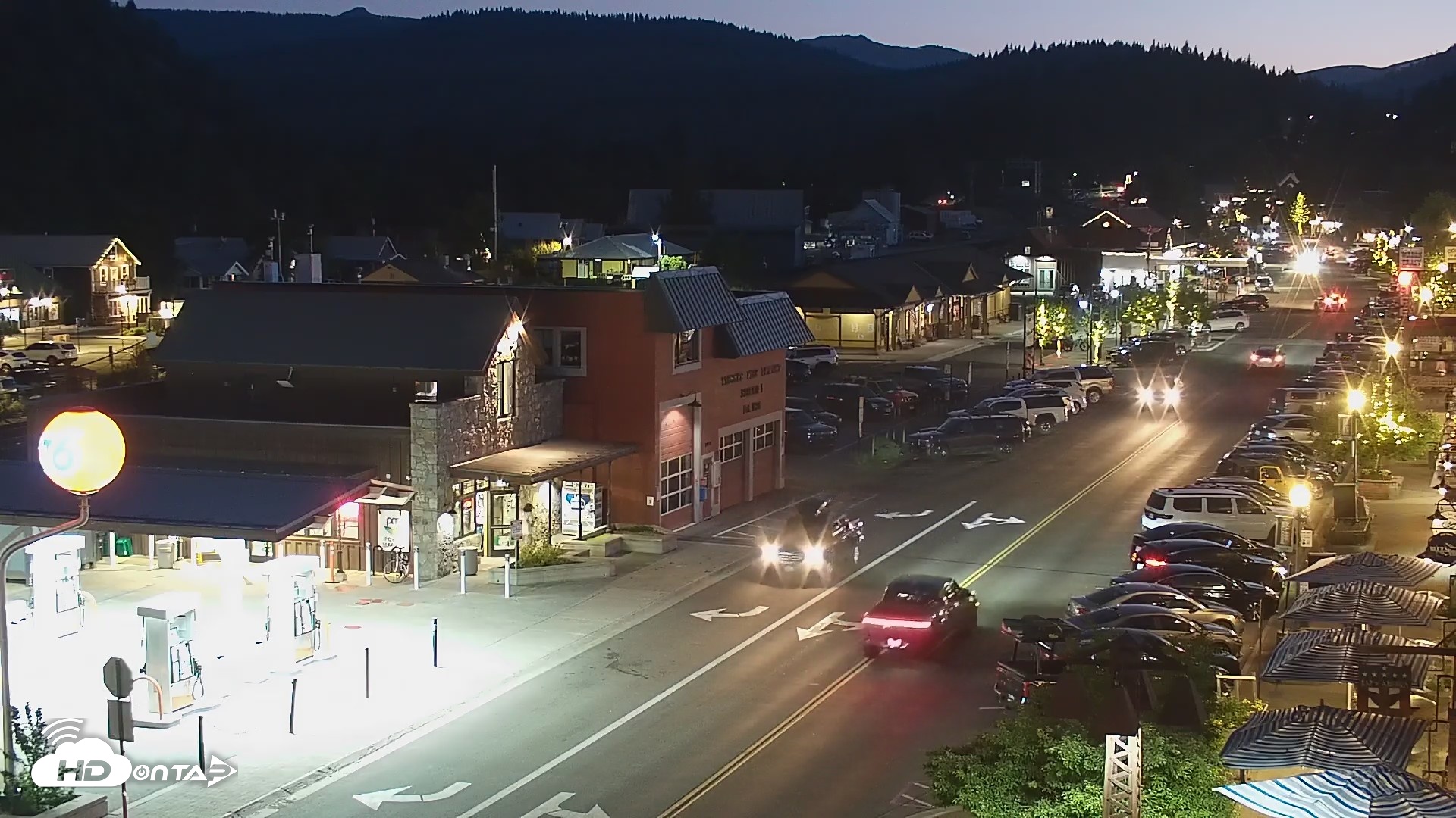 Snapshot of Downtown Truckee California Live Webcam taken Jun 20, 2026, 9:08pm PDT