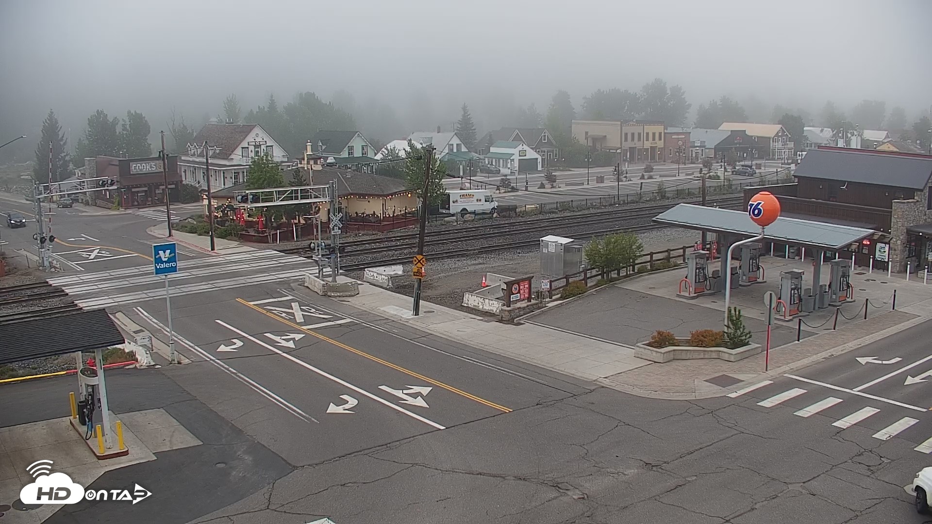 Snapshot of Downtown Truckee California Live Webcam taken May 30, 2026, 6:32am PDT
