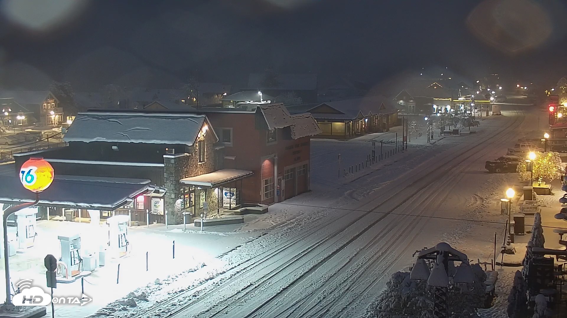 Snapshot of Downtown Truckee California Live Webcam taken Apr 12, 2026, 5:58am PDT