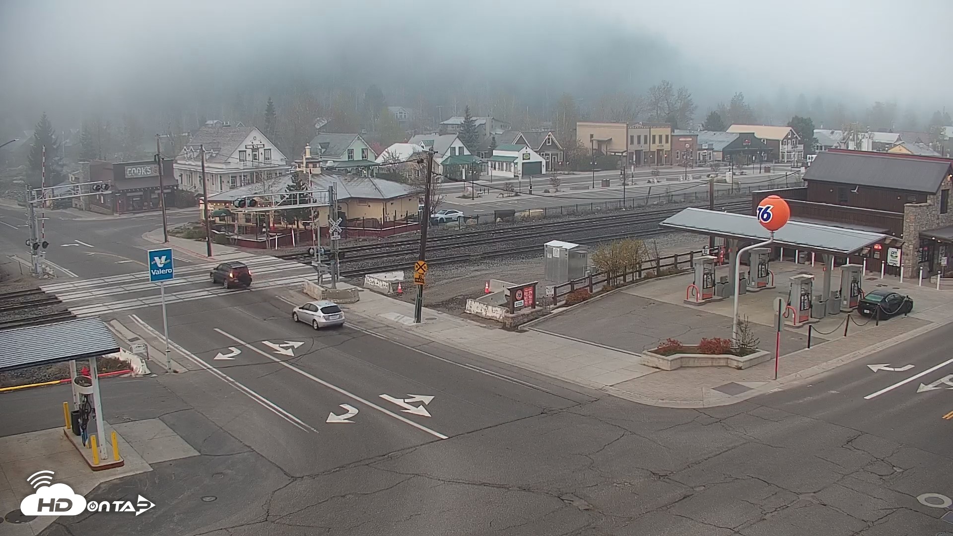 Snapshot of Downtown Truckee California Live Webcam taken Apr 29, 2026, 6:37am PDT