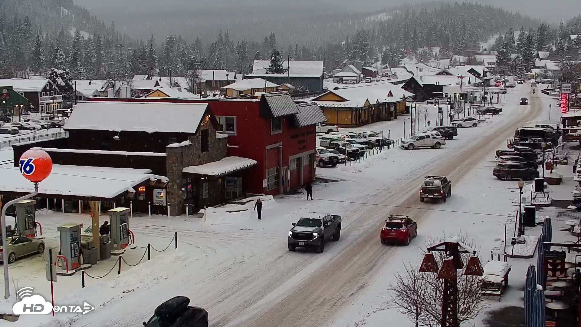 Snapshot of Downtown Truckee California Live Webcam taken Mar 14, 2025, 7:24am PDT