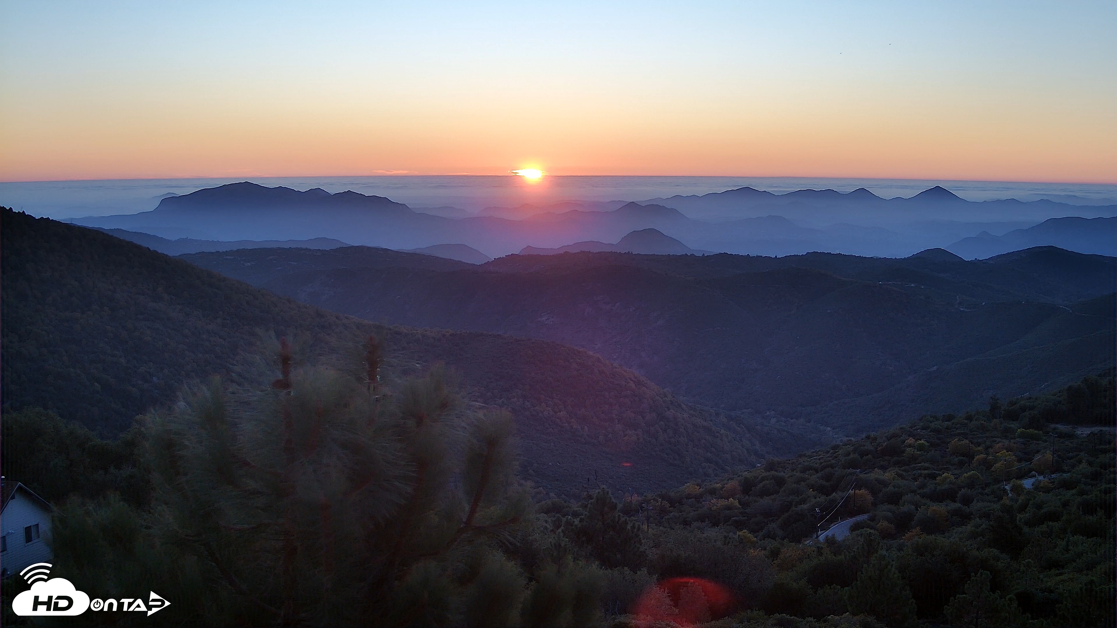 Snapshot of Cuyamaca Mountain Live Weather Cam taken Oct 24, 2025, 6:09pm PDT