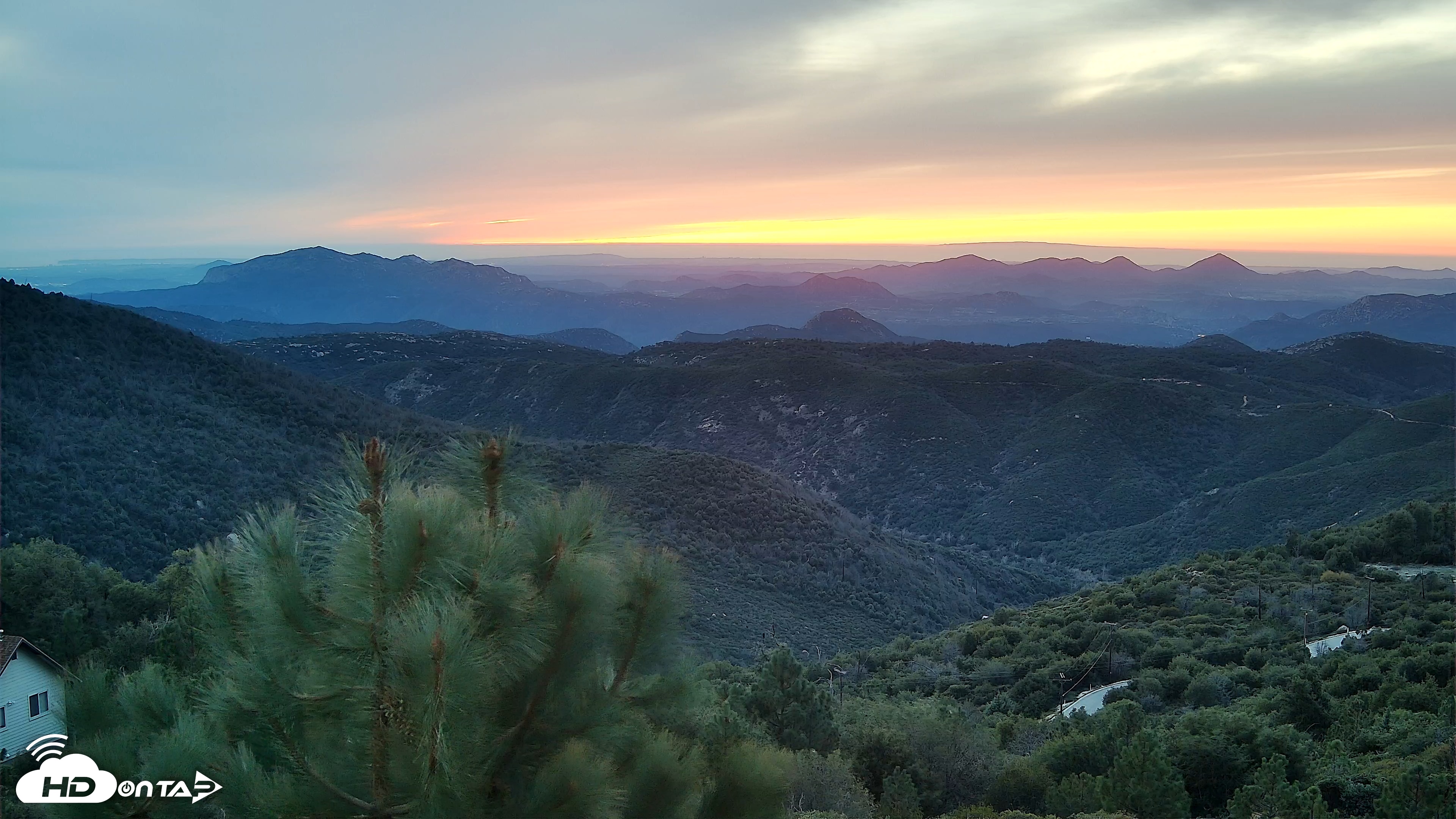 Snapshot of Cuyamaca Mountain Live Weather Cam taken Jan 28, 2026, 5:23pm PST
