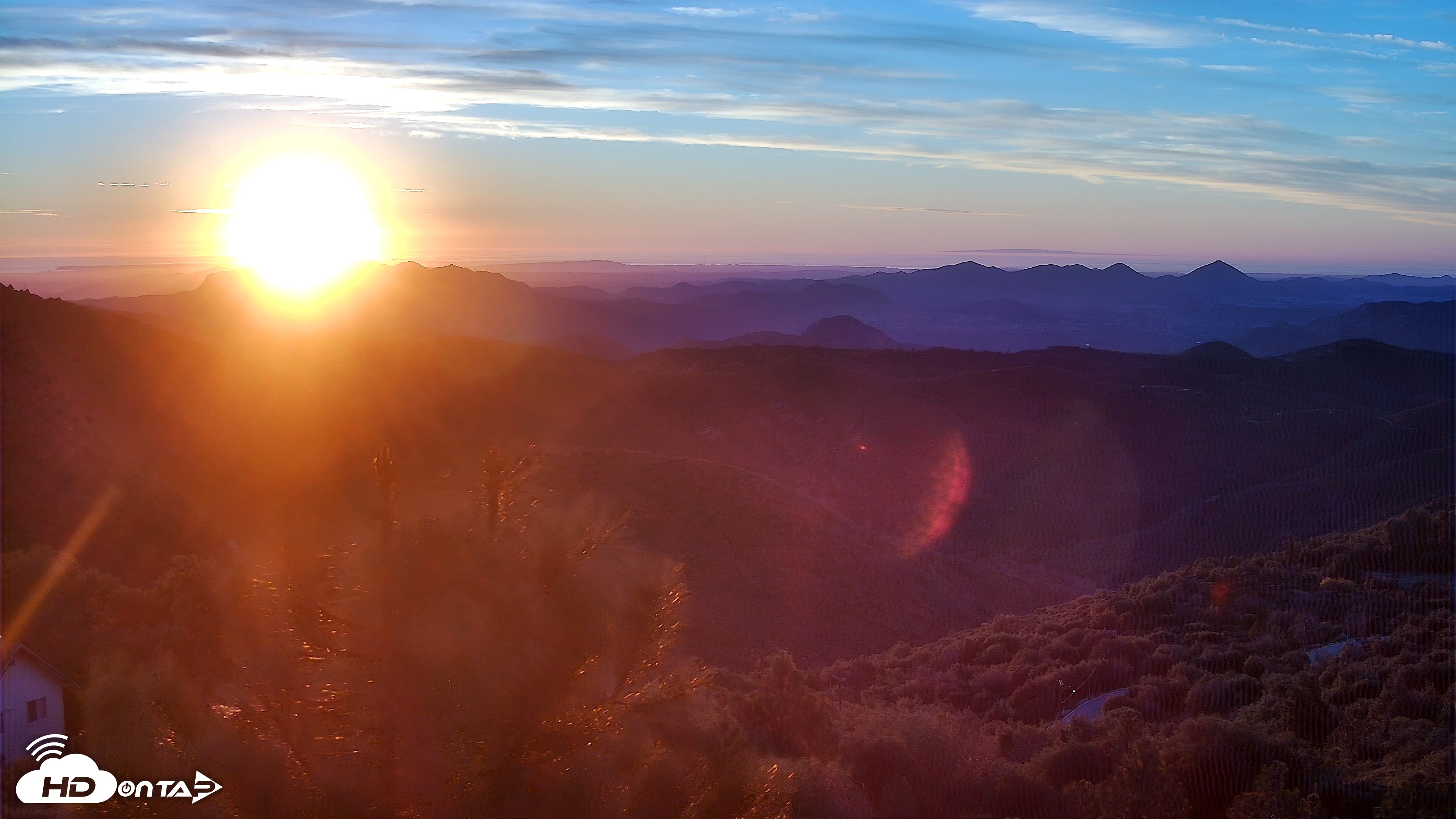 Snapshot of Cuyamaca Mountain Live Weather Cam taken Jan 16, 2026, 5:04pm PST