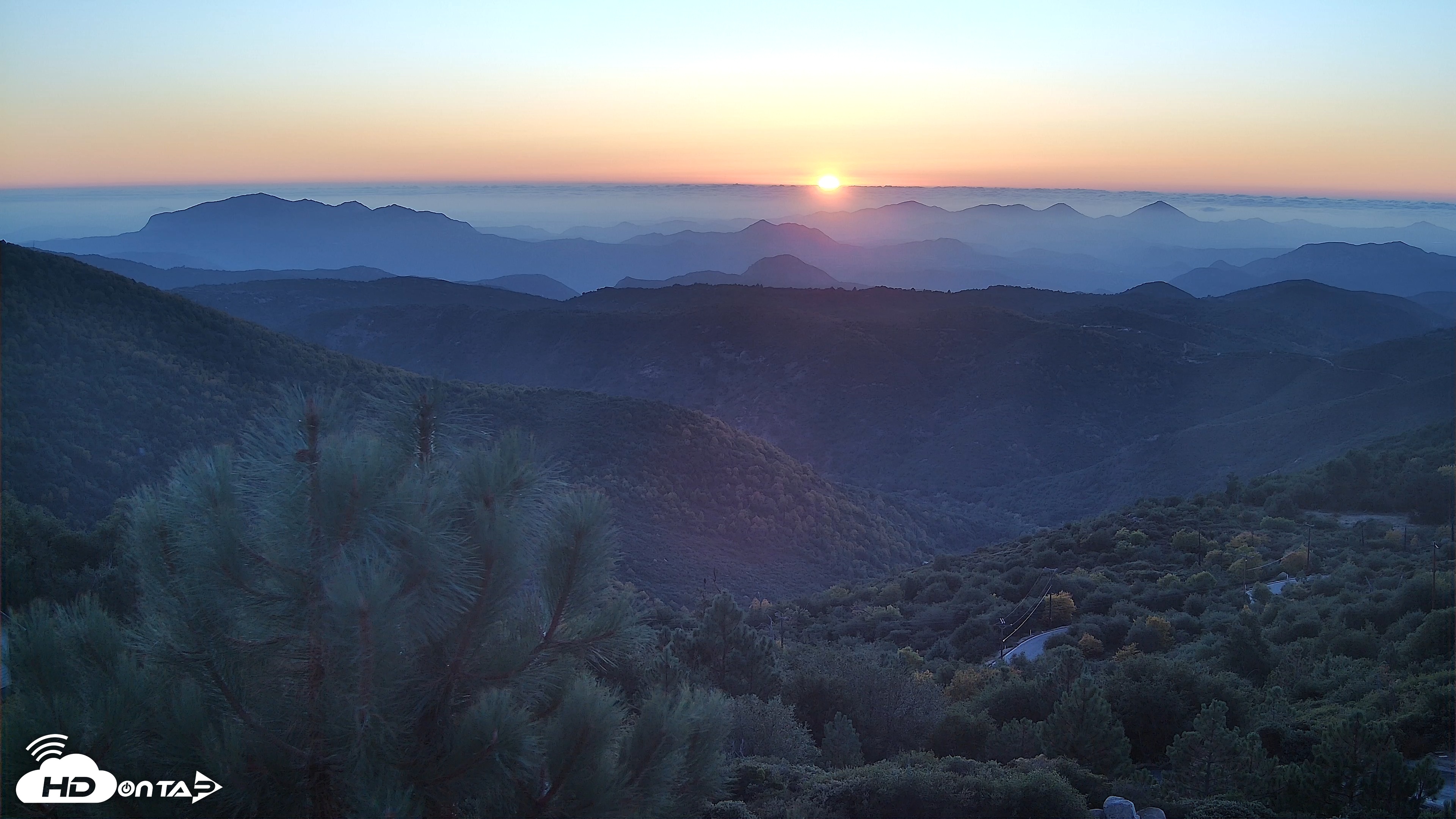 Snapshot of Cuyamaca Mountain Live Weather Cam taken Oct 11, 2025, 6:23pm PDT