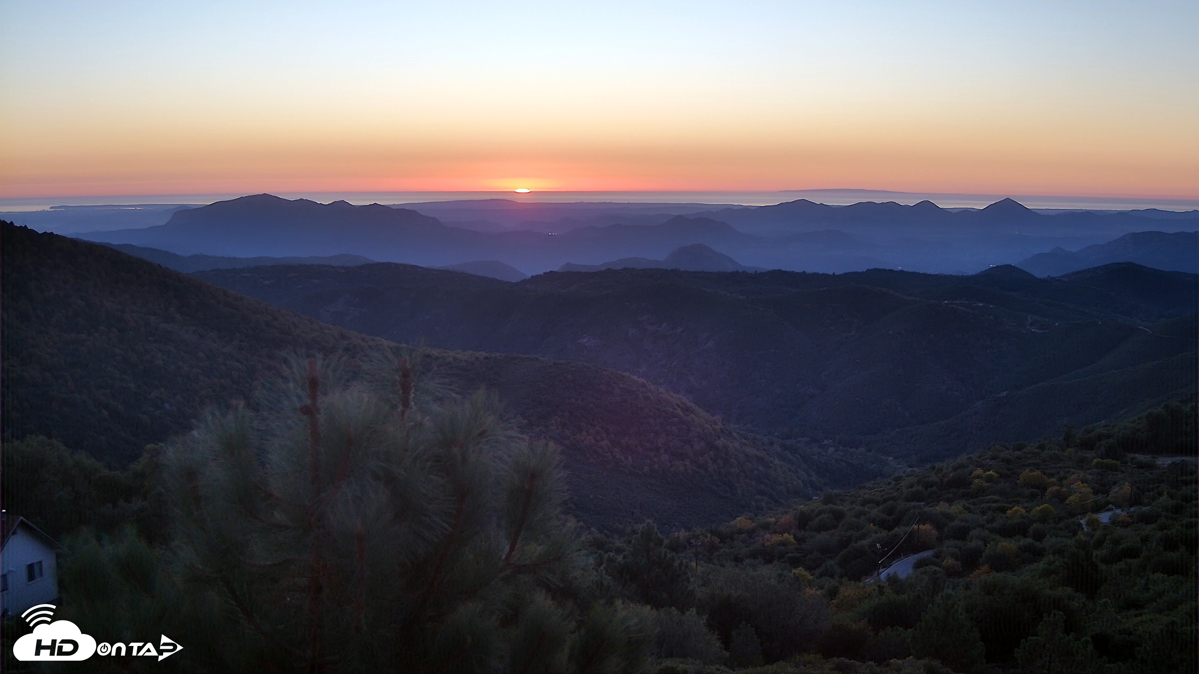 Snapshot of Cuyamaca Mountain Live Weather Cam taken Oct 29, 2025, 6:05pm PDT
